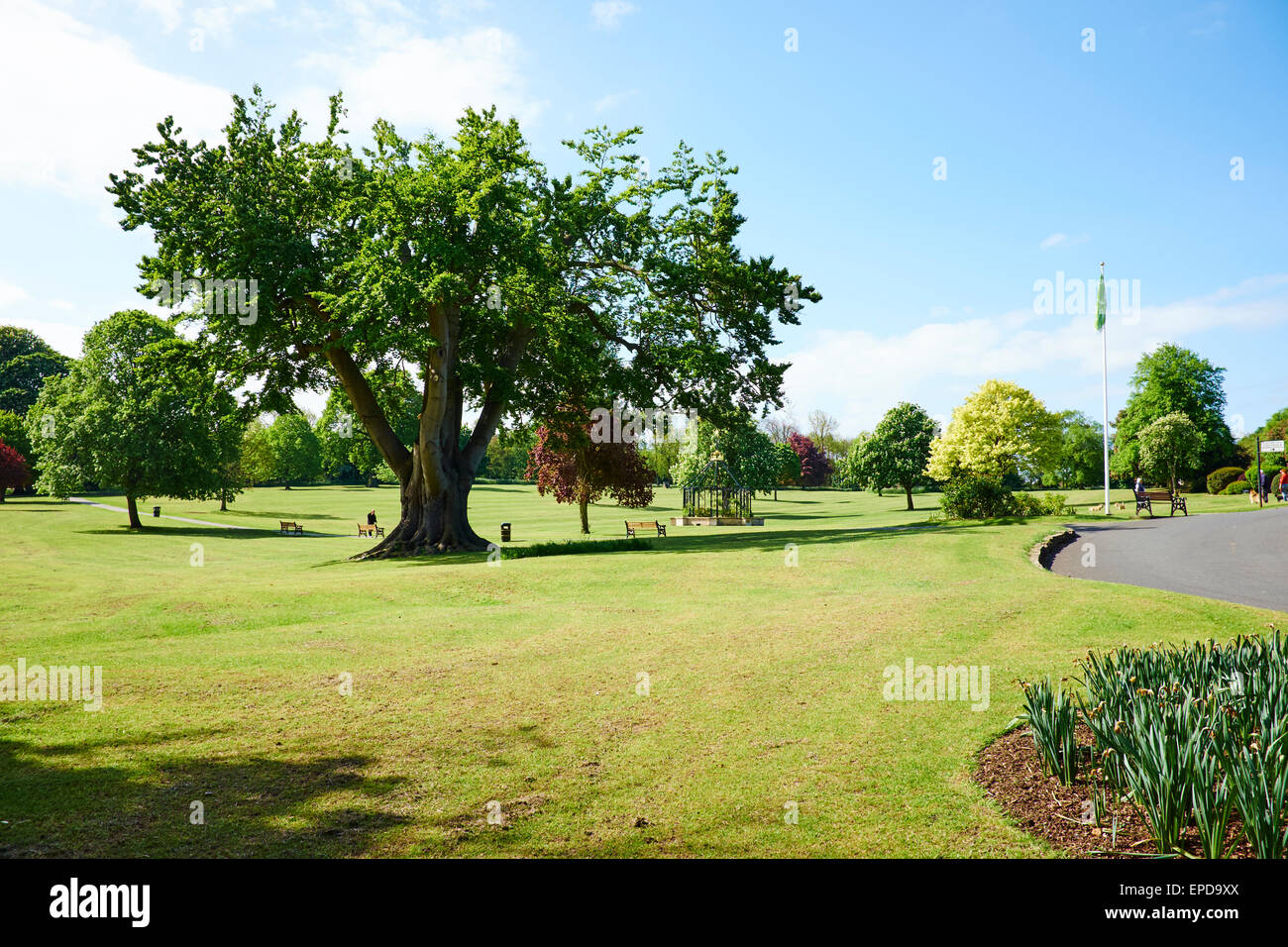 Hall Park Rushden Northamptonshire UK Stock Photo