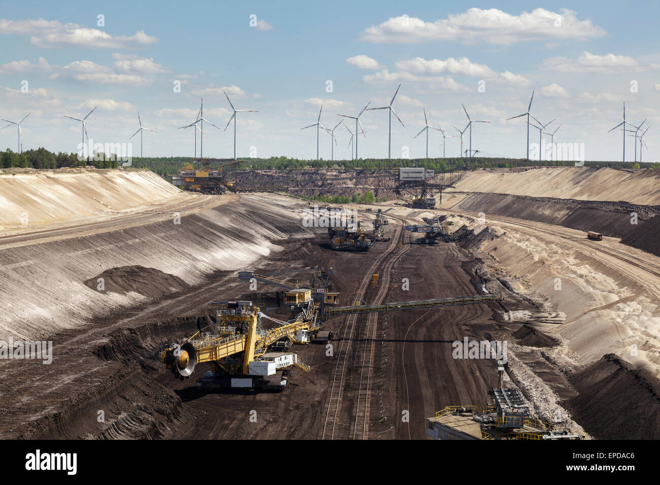 Tagebau Cottbus Nord, Brandenburg, Germany Stock Photo Alamy