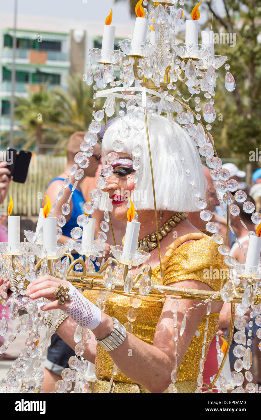 Maspalomas Gay Pride Parade. Maspalomas, Gran Canaria, Canary Islands, Spain Stock Photo Alamy