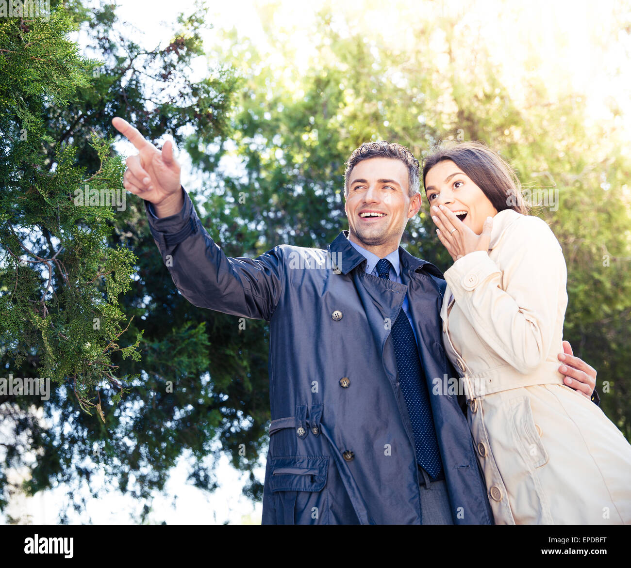 Man pointing finger at woman hi-res stock photography and images - Alamy