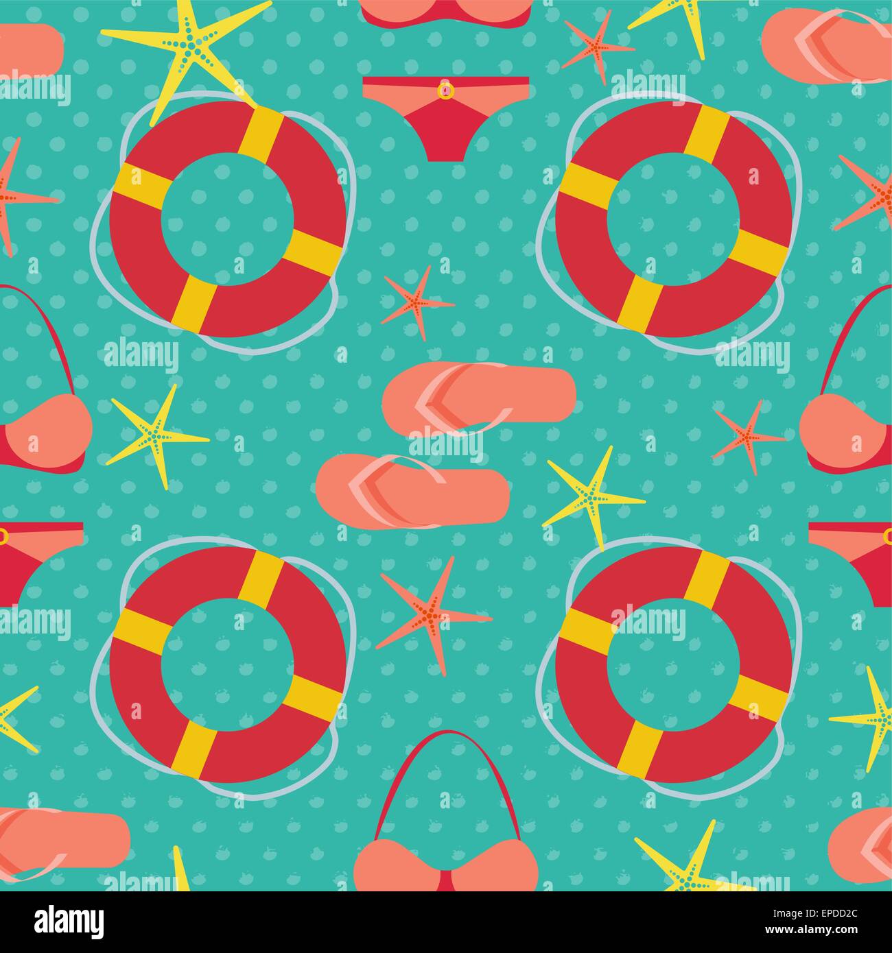 Seamless pattern with flat travel icons Stock Vector Image & Art - Alamy