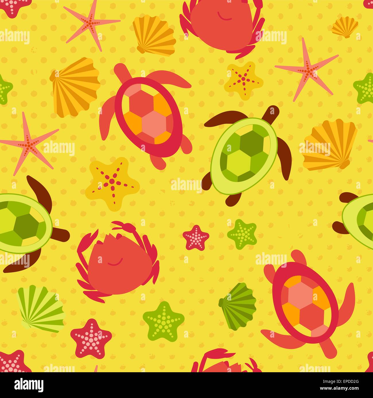 Seamless pattern with flat travel icons Stock Vector Image & Art - Alamy