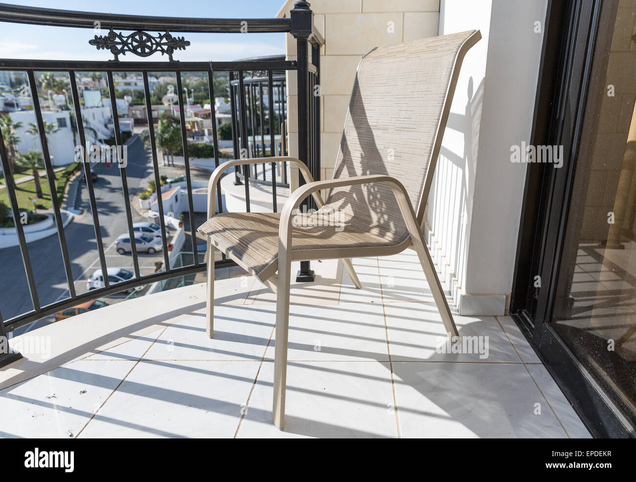 Balcony of the Hotel Stock Photo - Alamy