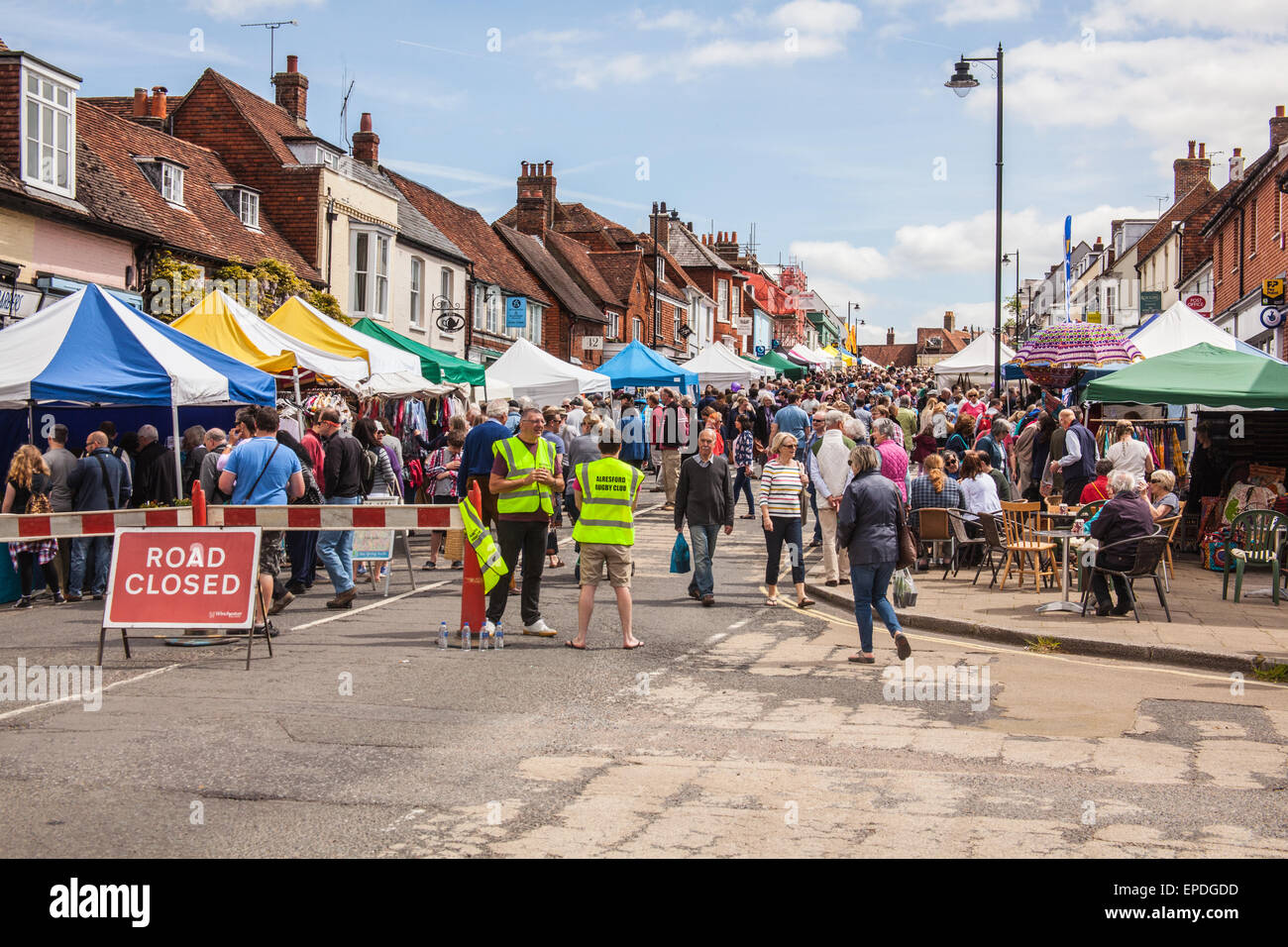 Alresford watercress festival,West Street, New Alresford, Hampshire, England, United Kingdom