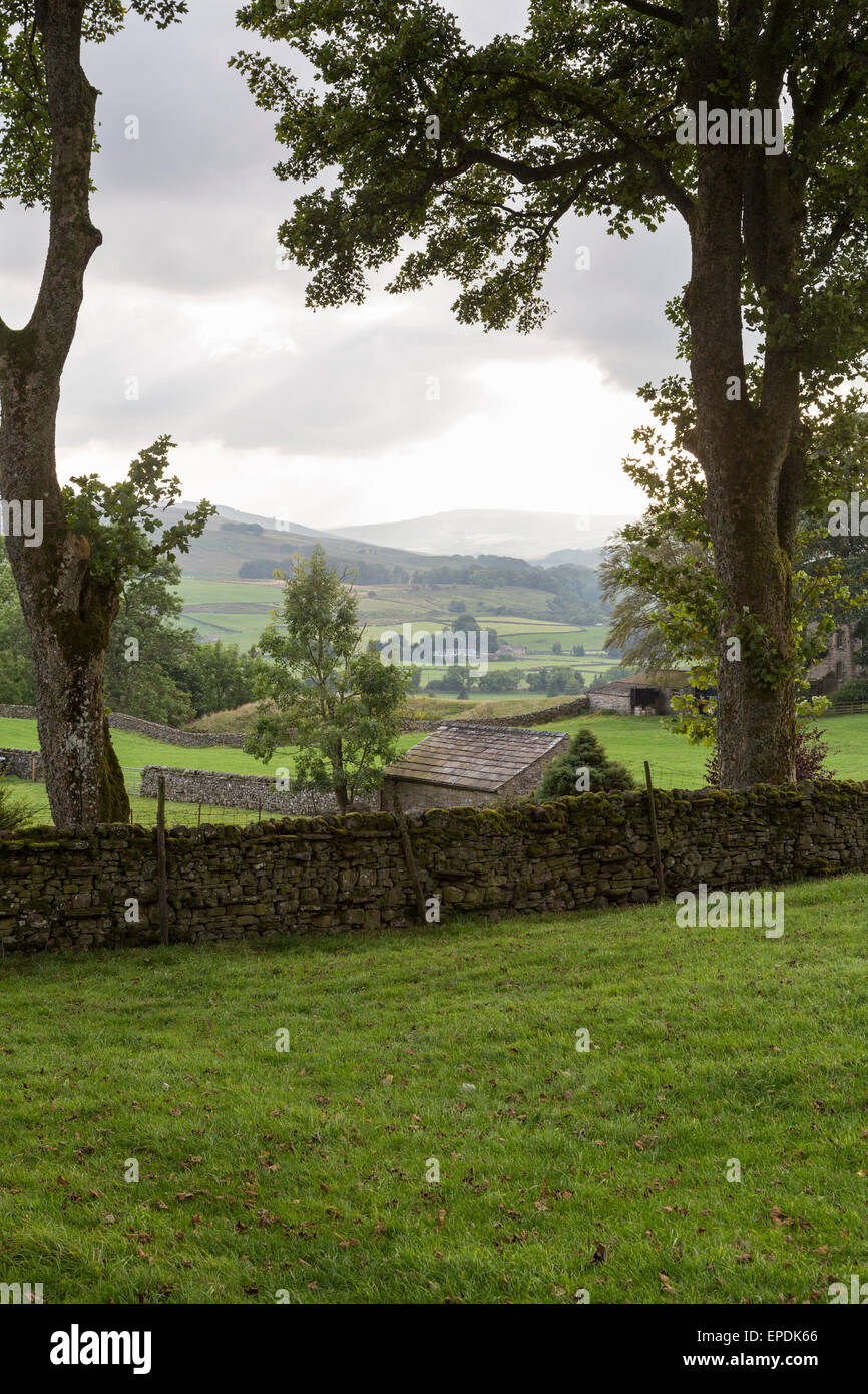 UK, England, Yorkshire.  Scenic View of the Yorkshire dales. Stock Photo