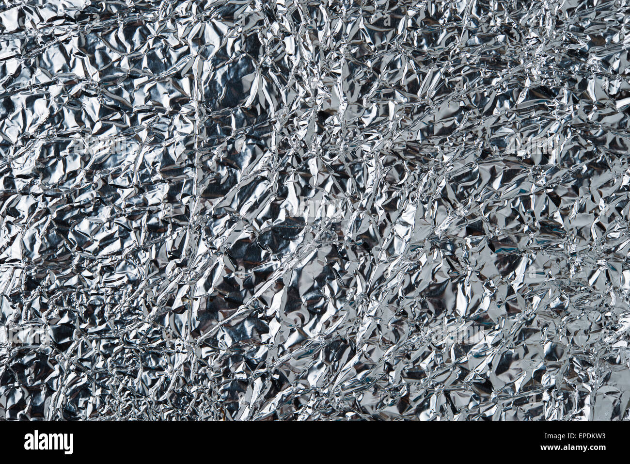 aluminum foil background Stock Photo