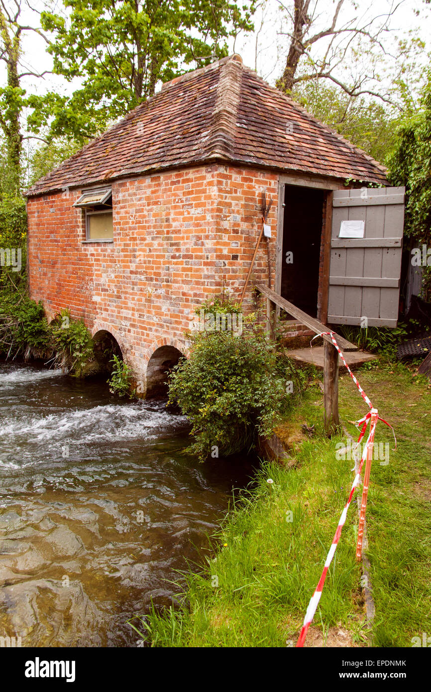 Eel House on the river Alre, Built in the 1820s and recently restored
