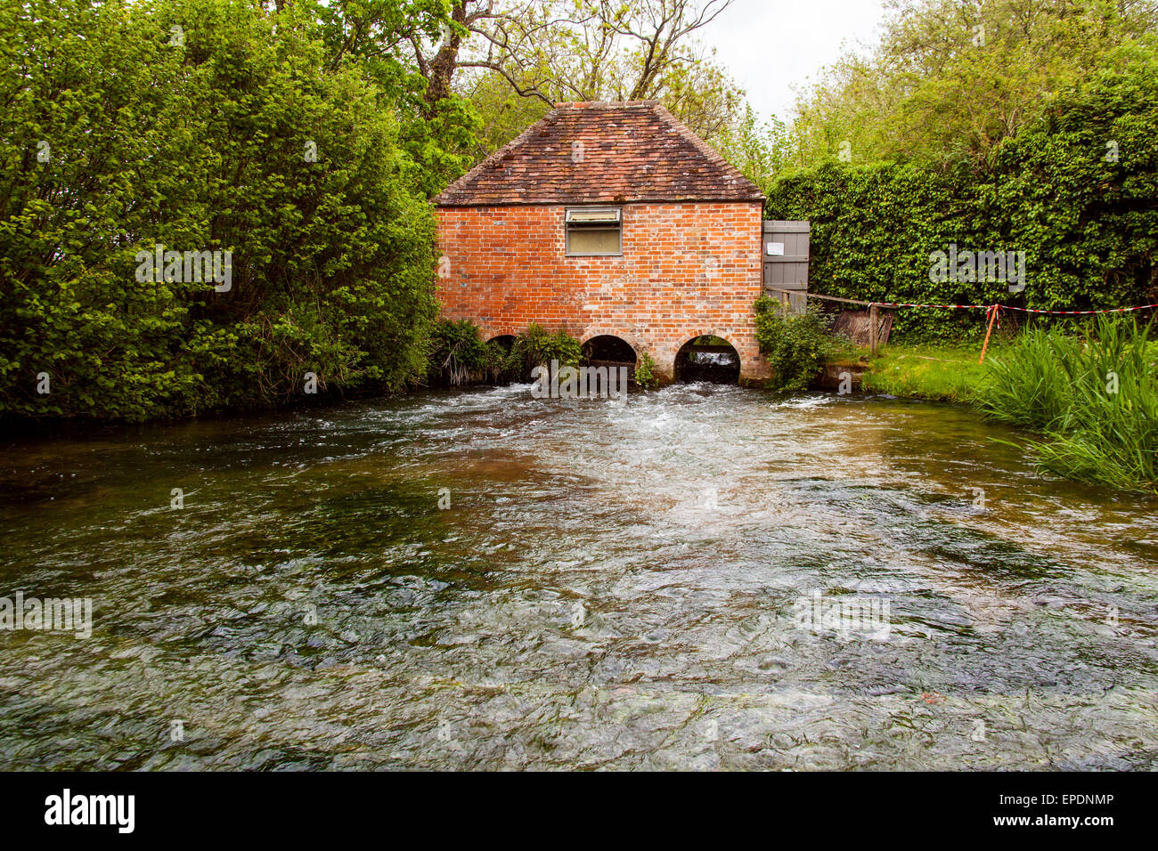 Eel house river arle alresford hampshire hires stock photography and