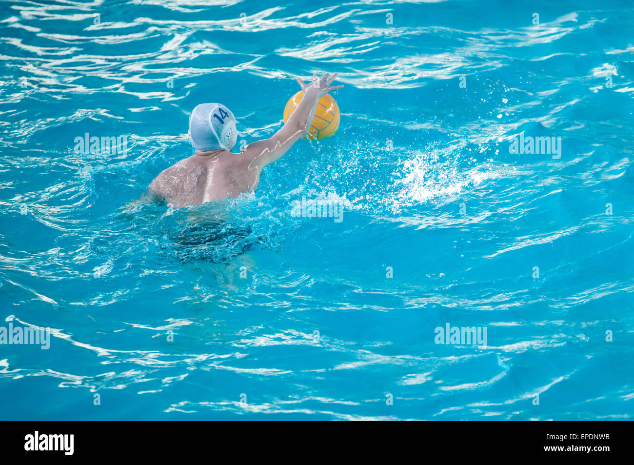 Water polo is a team water sport Stock Photo Alamy