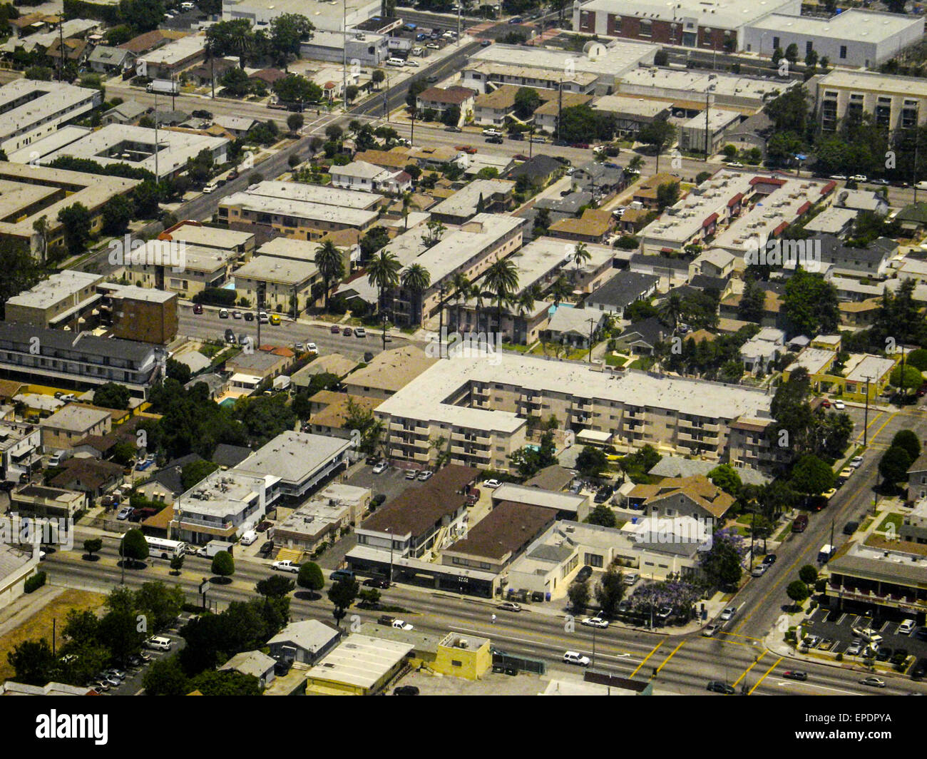 Aerial View Near Los Angeles International Airport California Stock   Aerial View Near Los Angeles International Airport California EPDPYA 