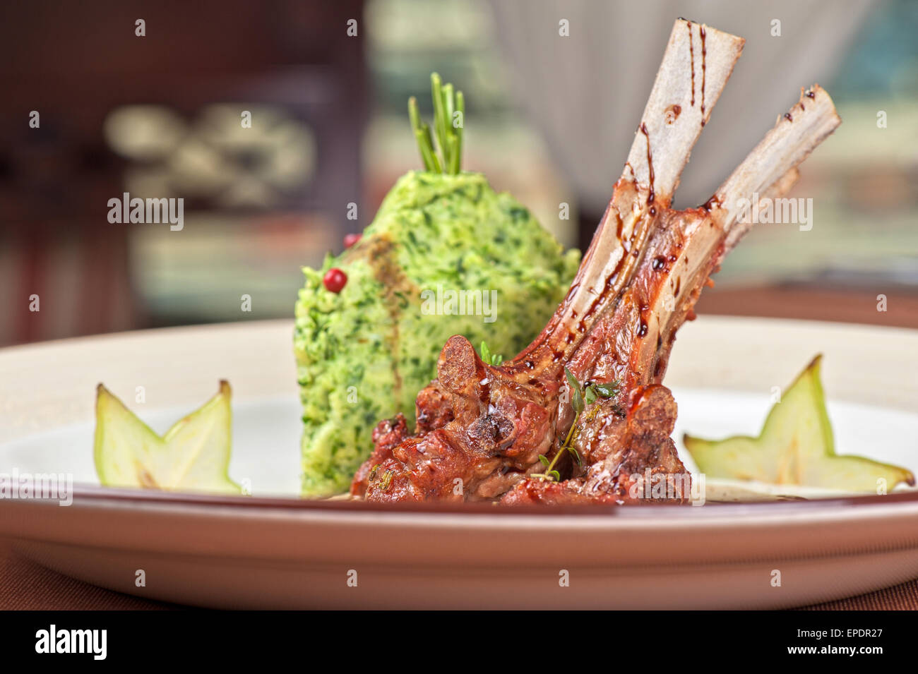 Roast goat ribs hires stock photography and images Alamy
