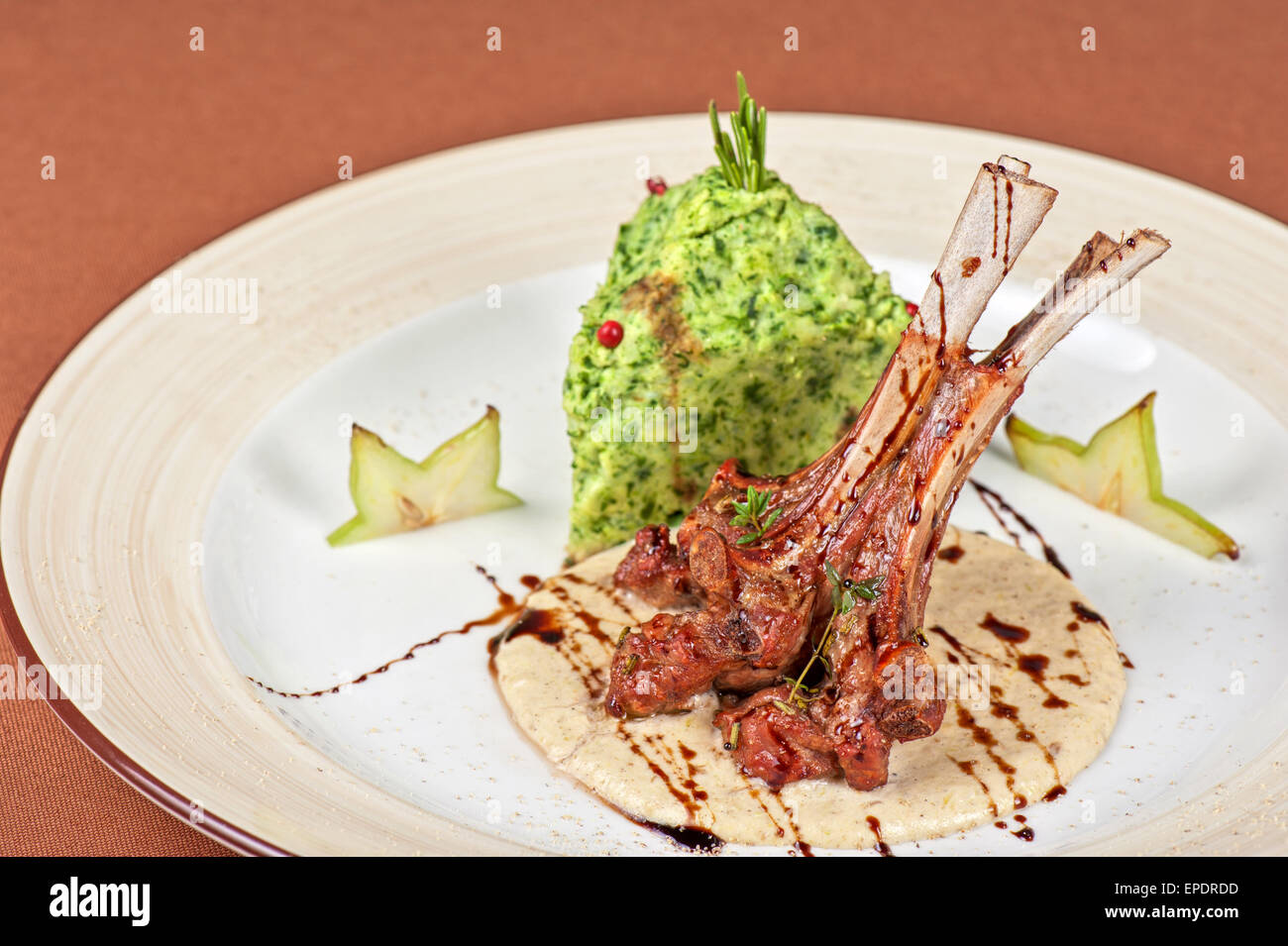 Roast goat ribs hi-res stock photography and images - Alamy