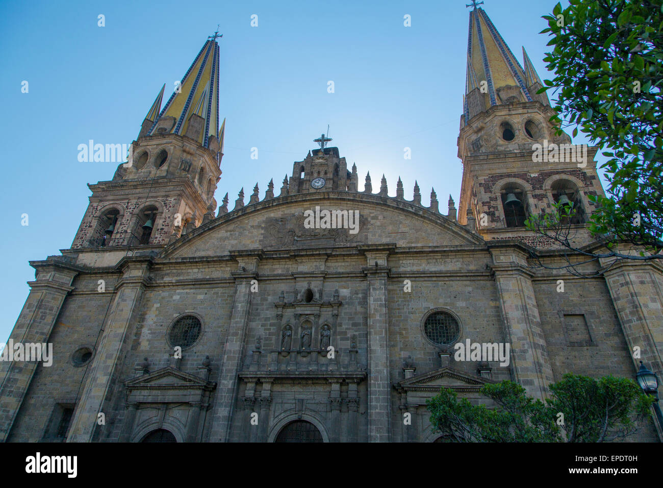 The Cathedral of Guadalajara, Guadalajara, Jalisco, Mexico Stock Photo