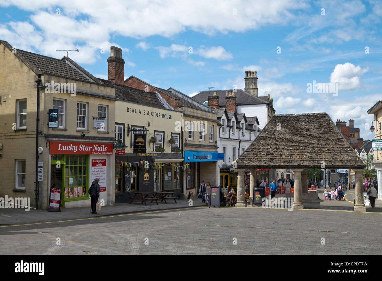 The butter cross in The Market Place Chippenham, a town in Wiltshire