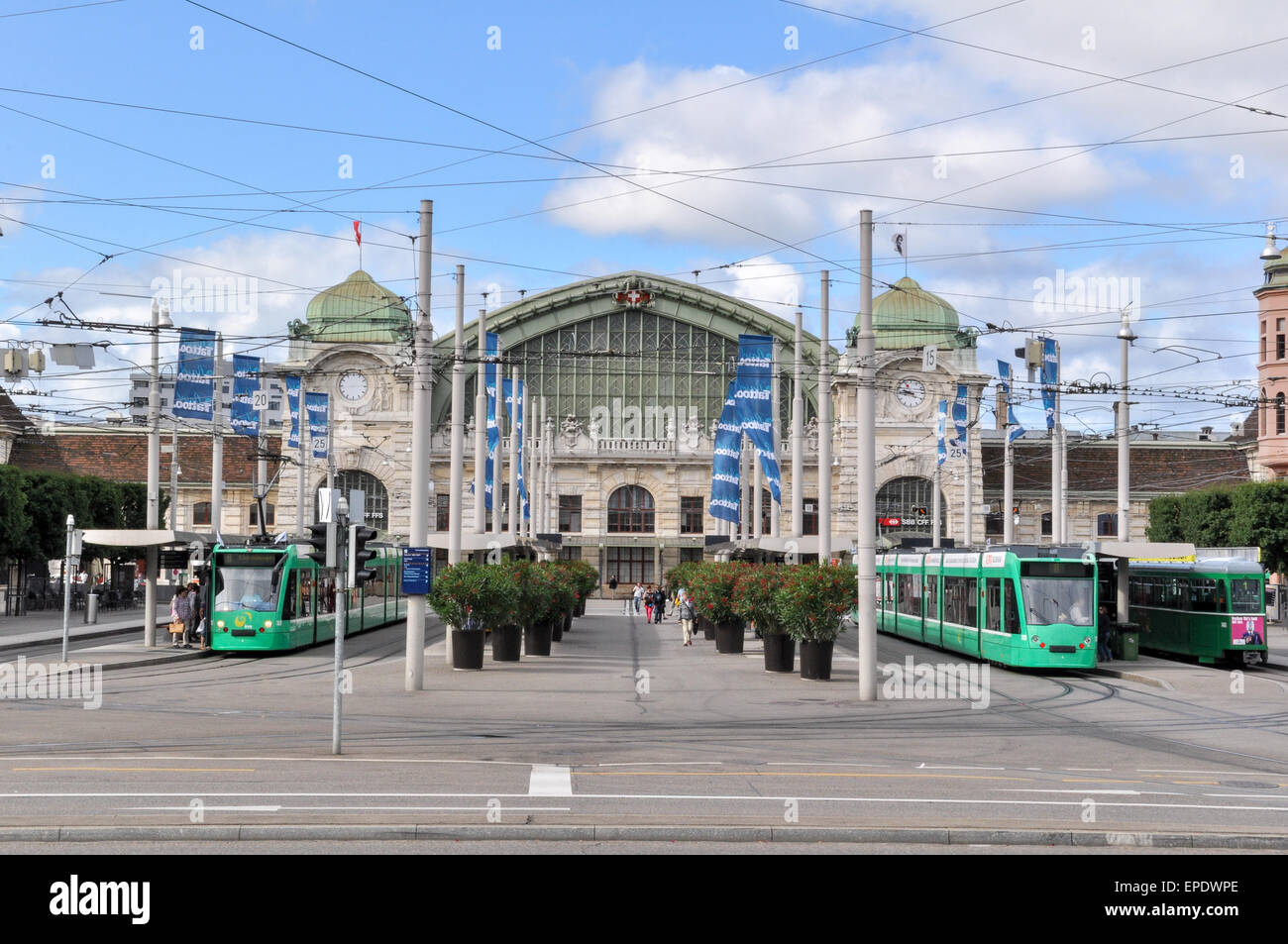 SBB Main train station in Basel, Switzerland Stock Photo Alamy