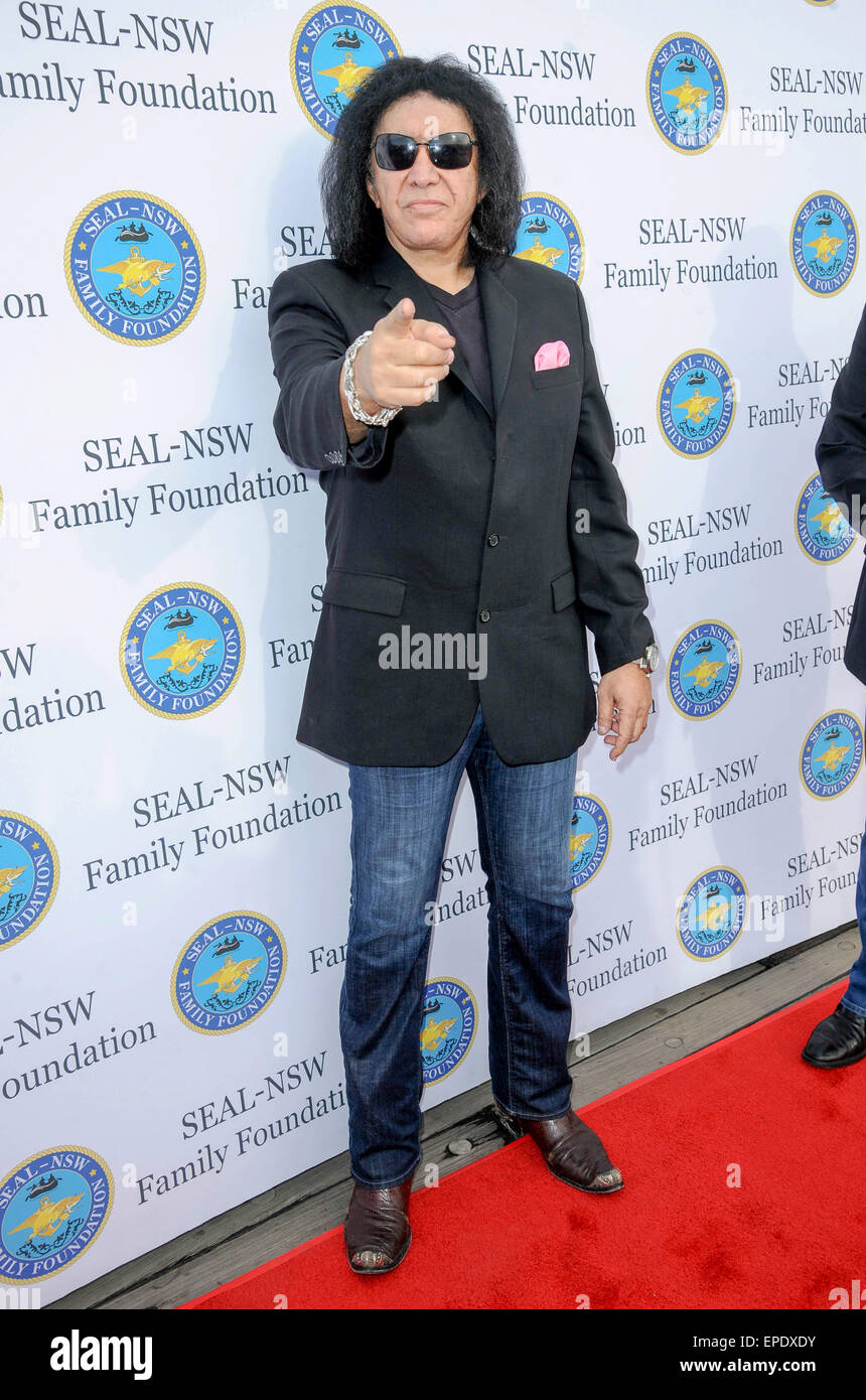 Gene Simmons Kiss Seal-Naval Special Warfare Family Foundation Secand Annual Dinner Gala 16/05/2015 San Pedro Stock Photo
