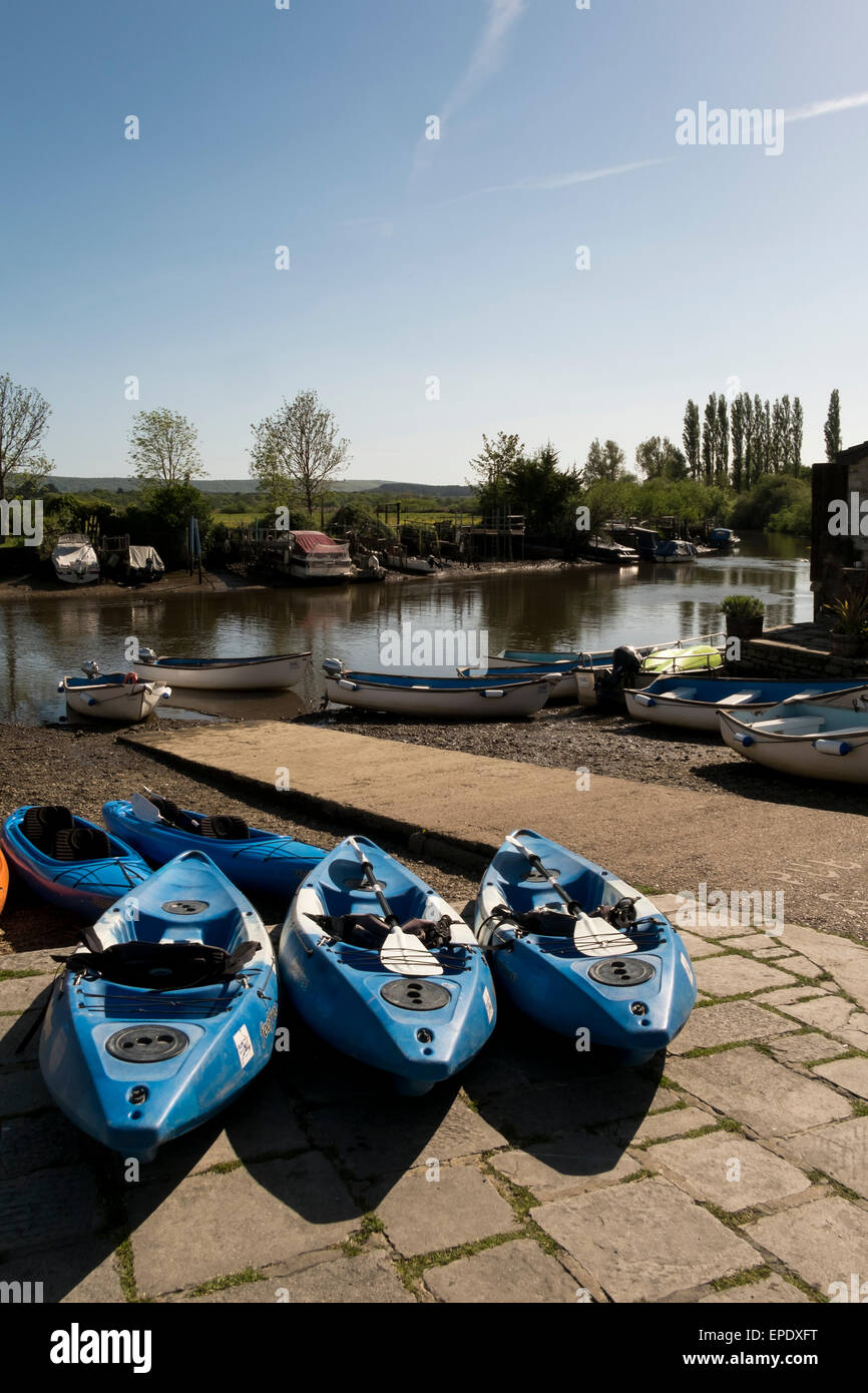 Boat hire Abbots Quay Wareham Dorset Stock Photo Alamy