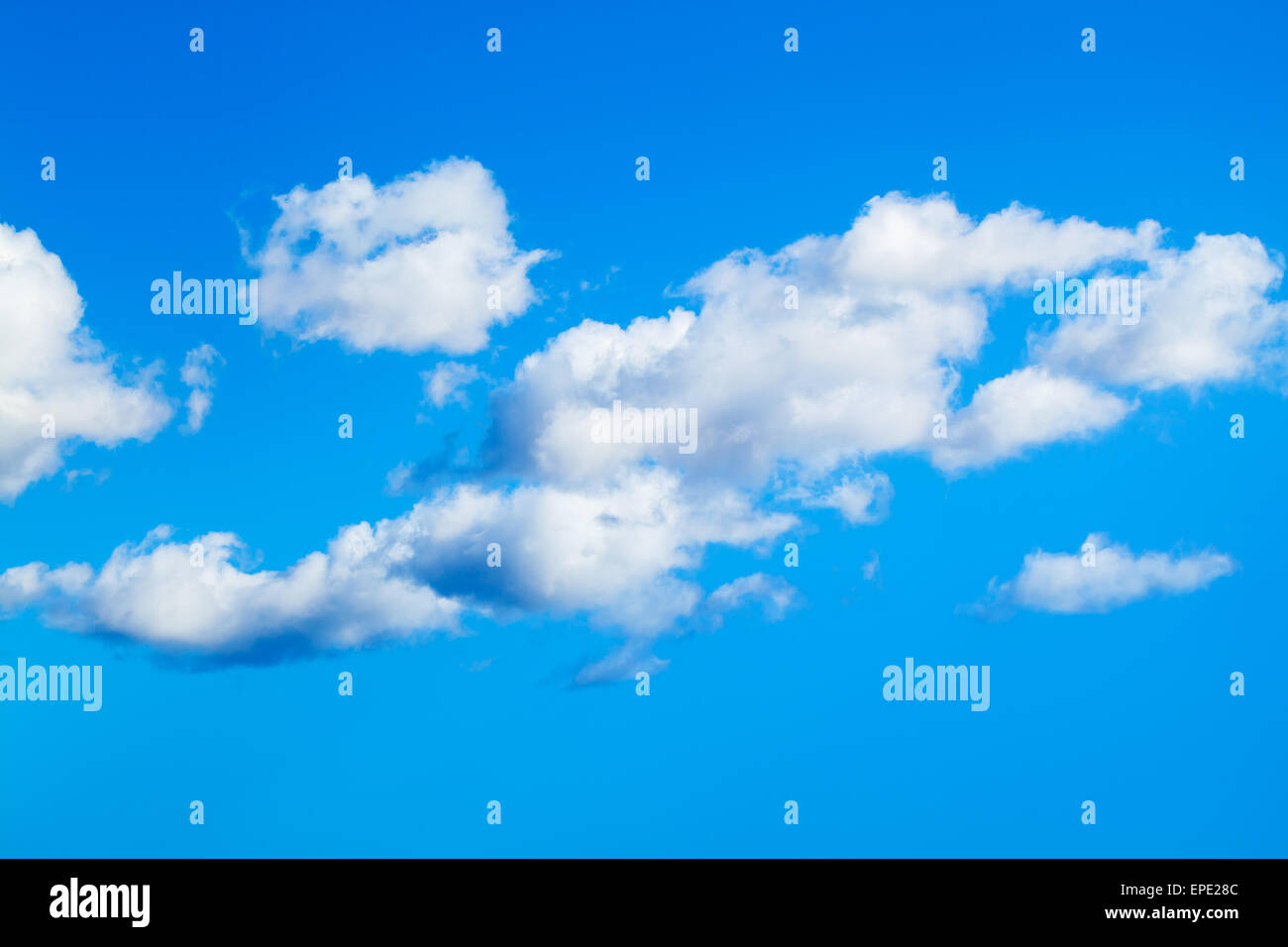 Nature background photo, blue sky and white clouds Stock Photo - Alamy
