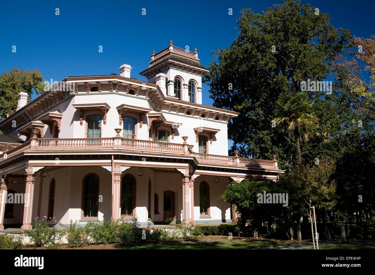 Bidwell Mansion in Chico, California Stock Photo Alamy