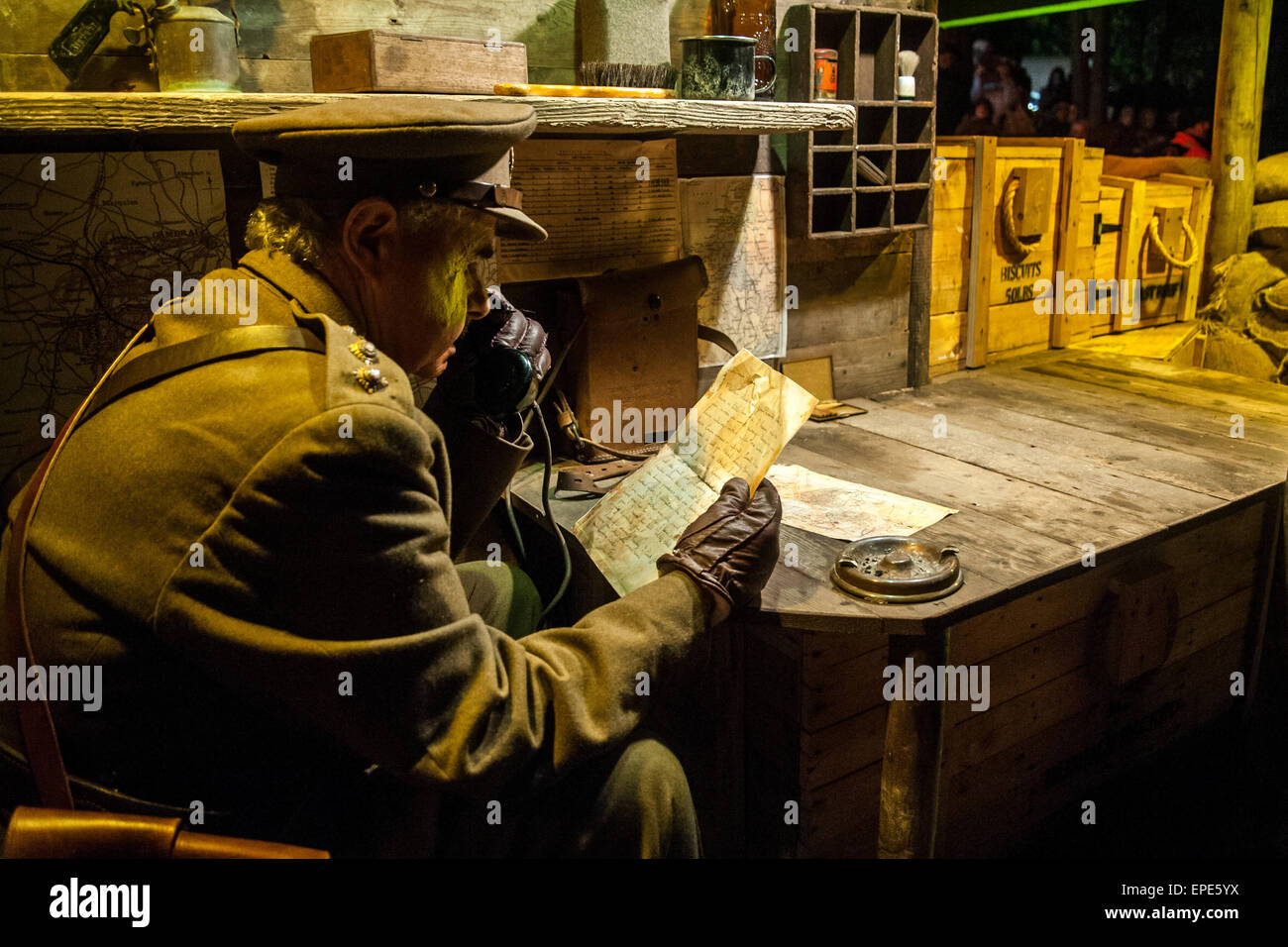 Illuminated floats or 'carts' lit up the streets during the Shepton Mallet Carnival 2014. The