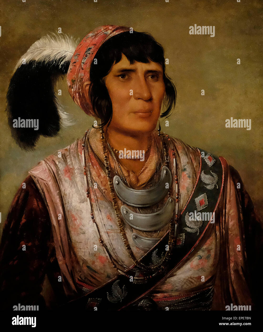 Osceola - Seminole Indian, 1838 Stock Photo