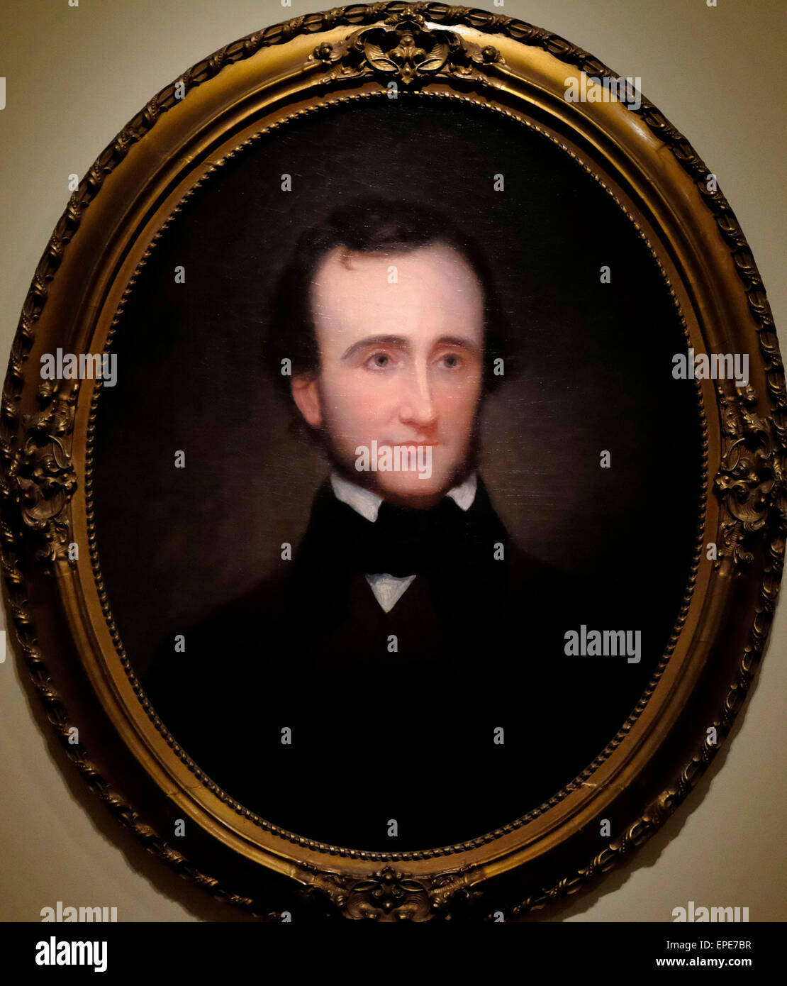 Edgar Allen Poe, 1845 Samuel Stillman Osgood Stock Photo Alamy