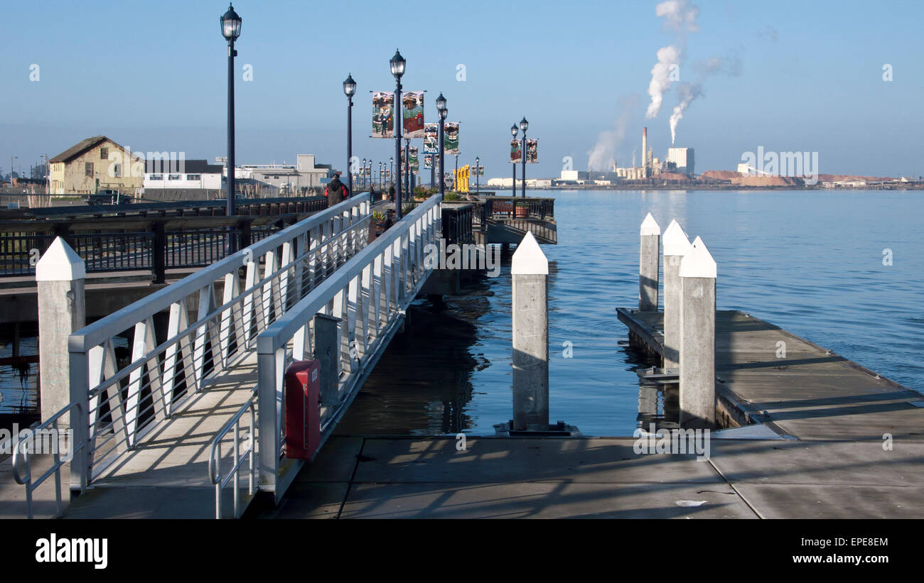 The Boardwalk in Eureka California Stock Photo Alamy