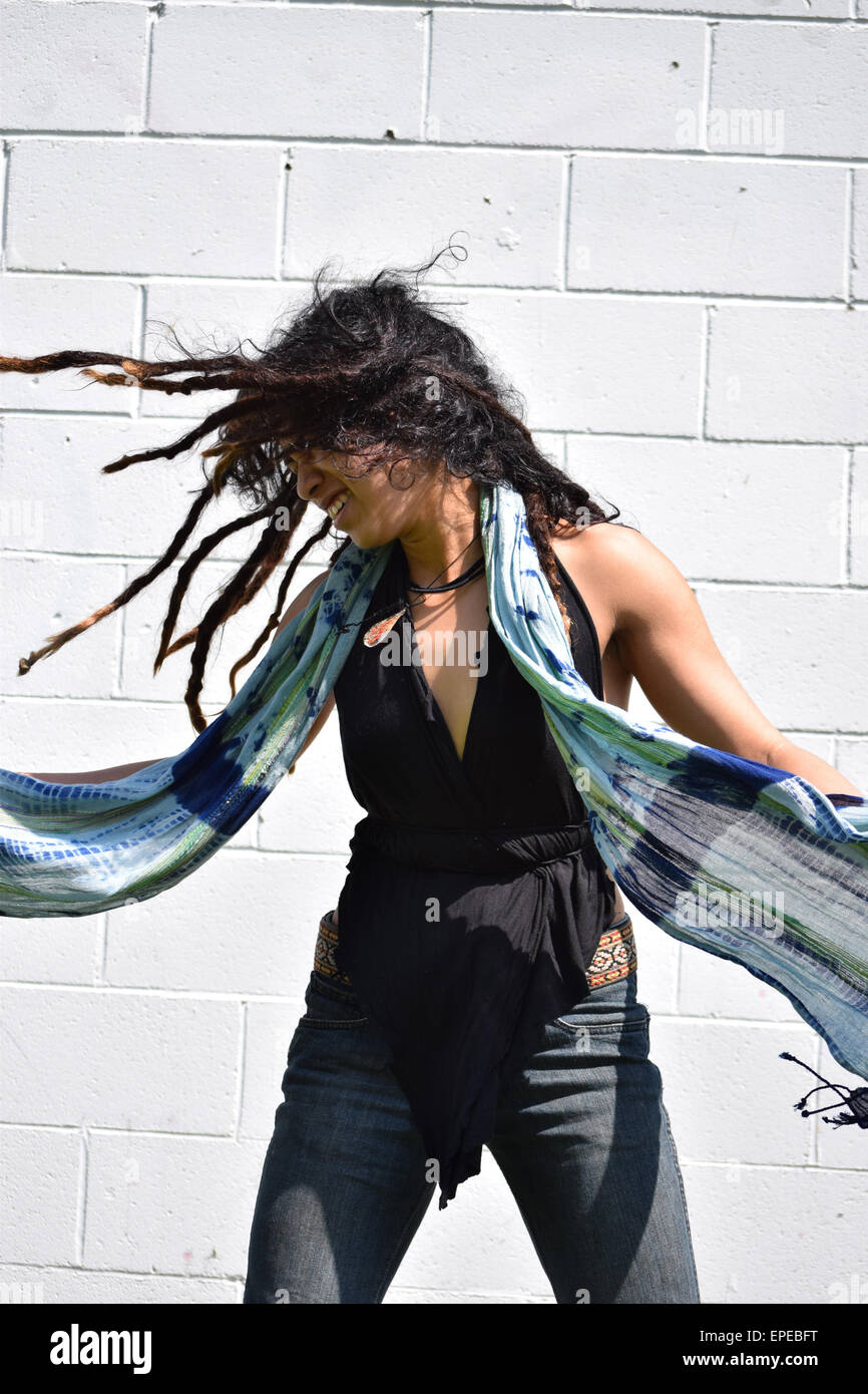 dancing to reggae Stock Photo Alamy