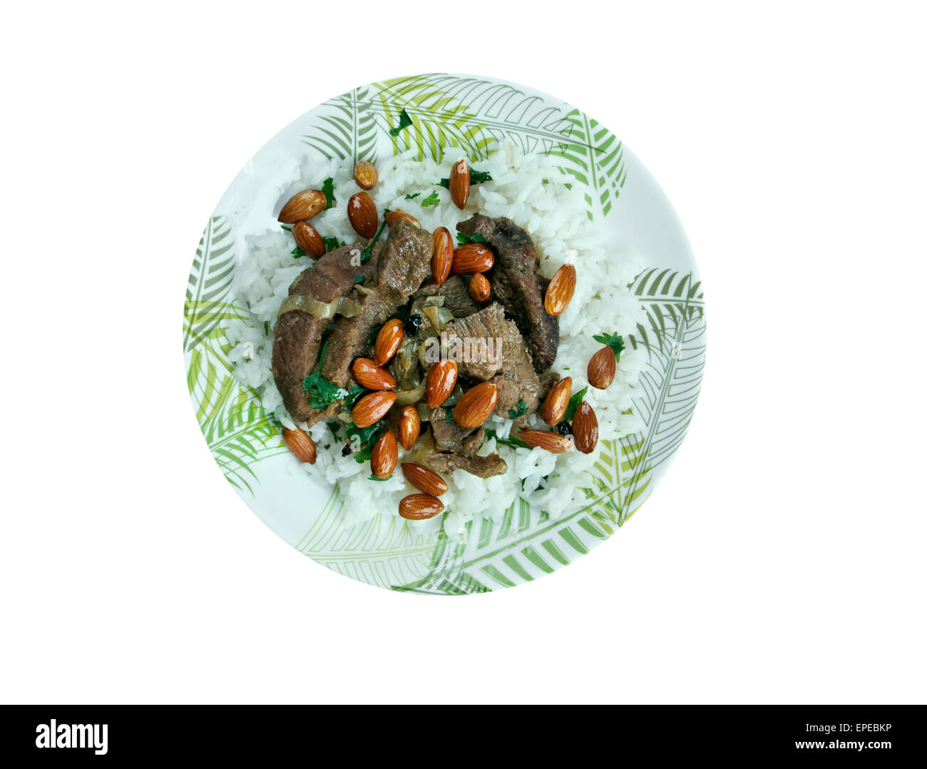 Mansaf traditional Jordanian and Palestinian dish.made of lamb cooked