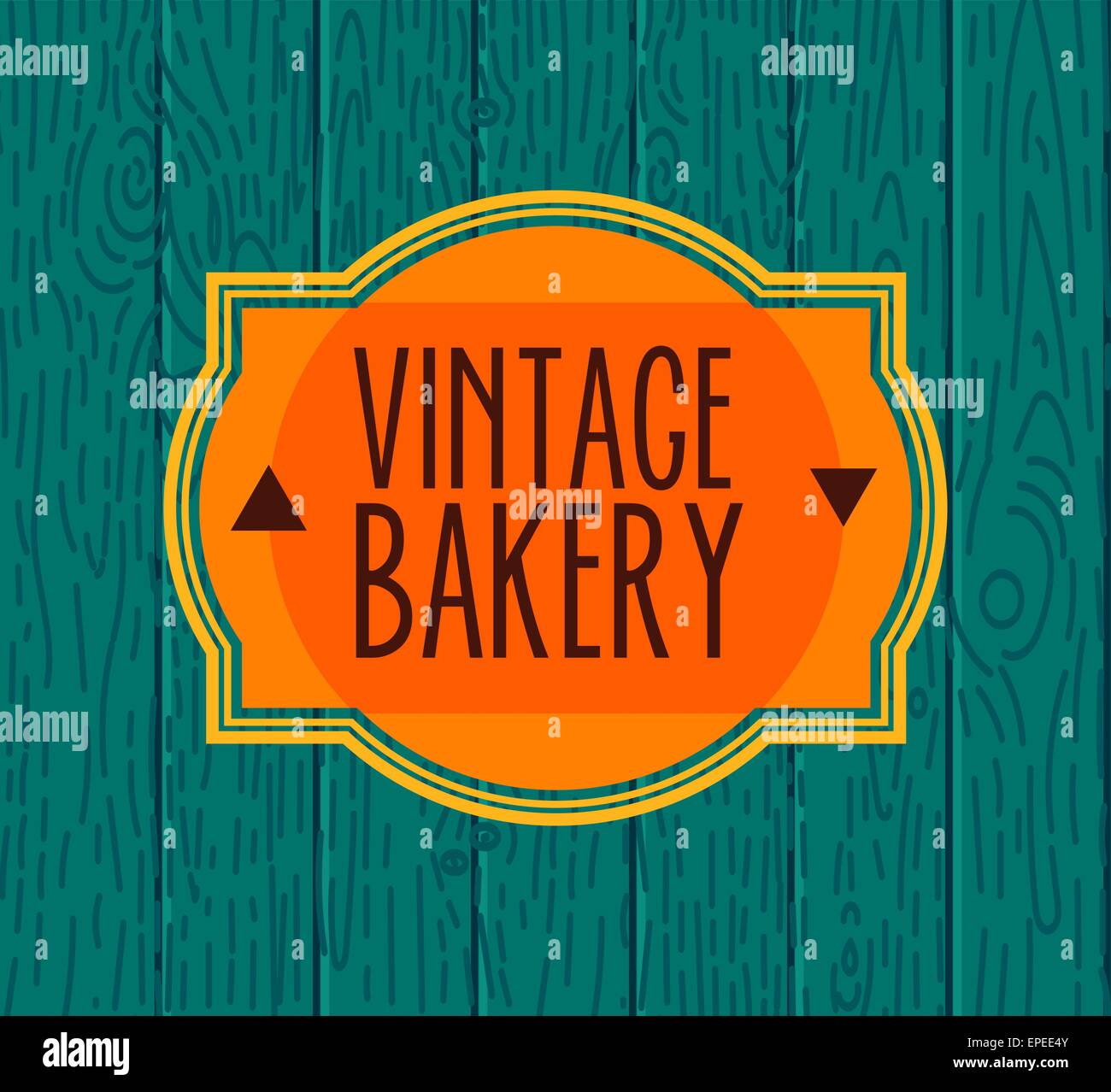 Vintage Retro Bakery Logo Badge Stock Photos & Vintage Retro Bakery