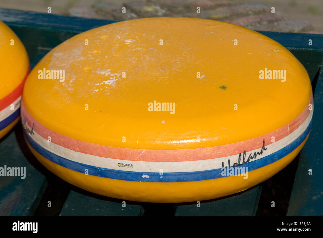 Round Edam Cheese in the village of Edam in Holland Stock Photo Alamy