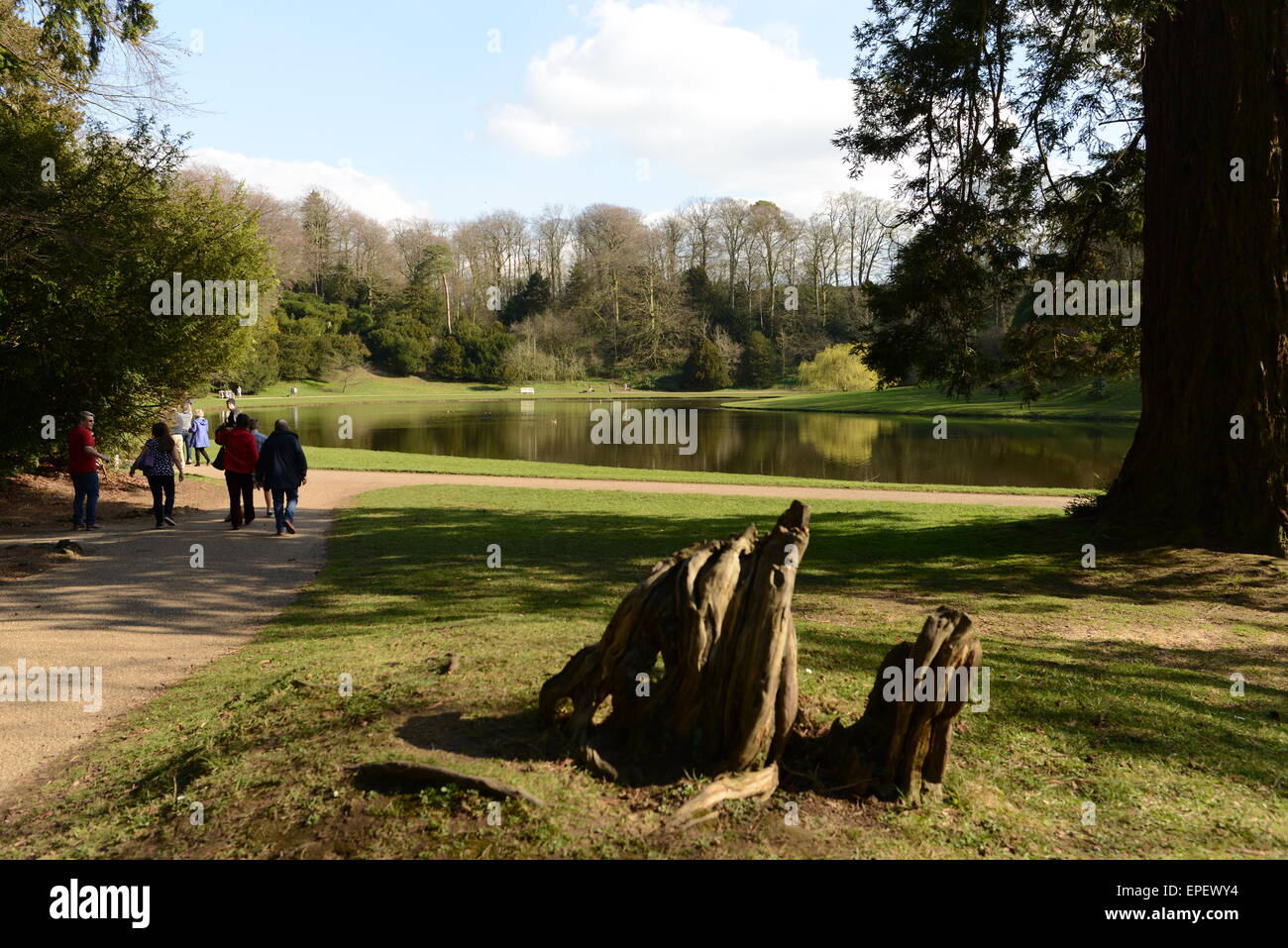 Fountains Abbey and Studley Royal Water Gardens, North Yorkshire Stock