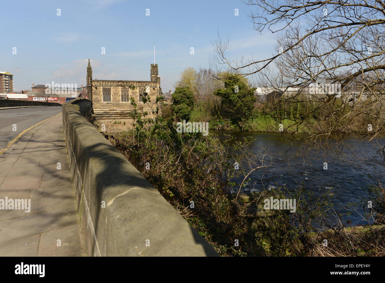 The Chantry Chapel, Wakefield, Turner's Viewpoint Stock Photo Alamy