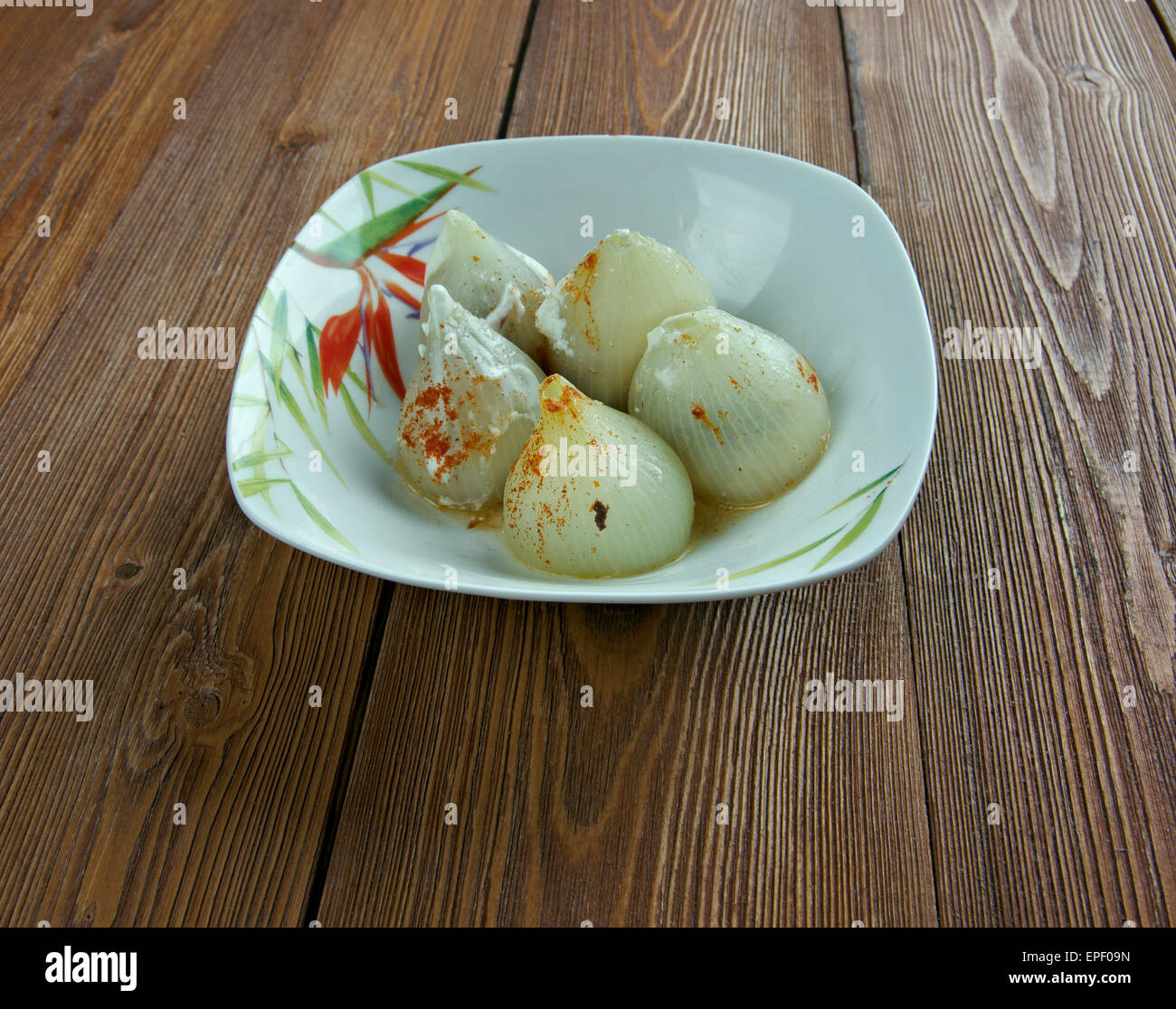 Sogandolma stuffed onions in Turkish a traditional Bosnian dish