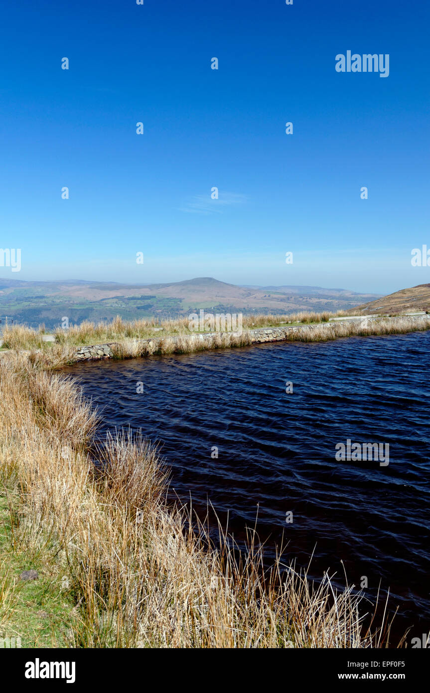 Pen Ffordd Goch pond also known as the Keepers Pond, Blaenavon, South