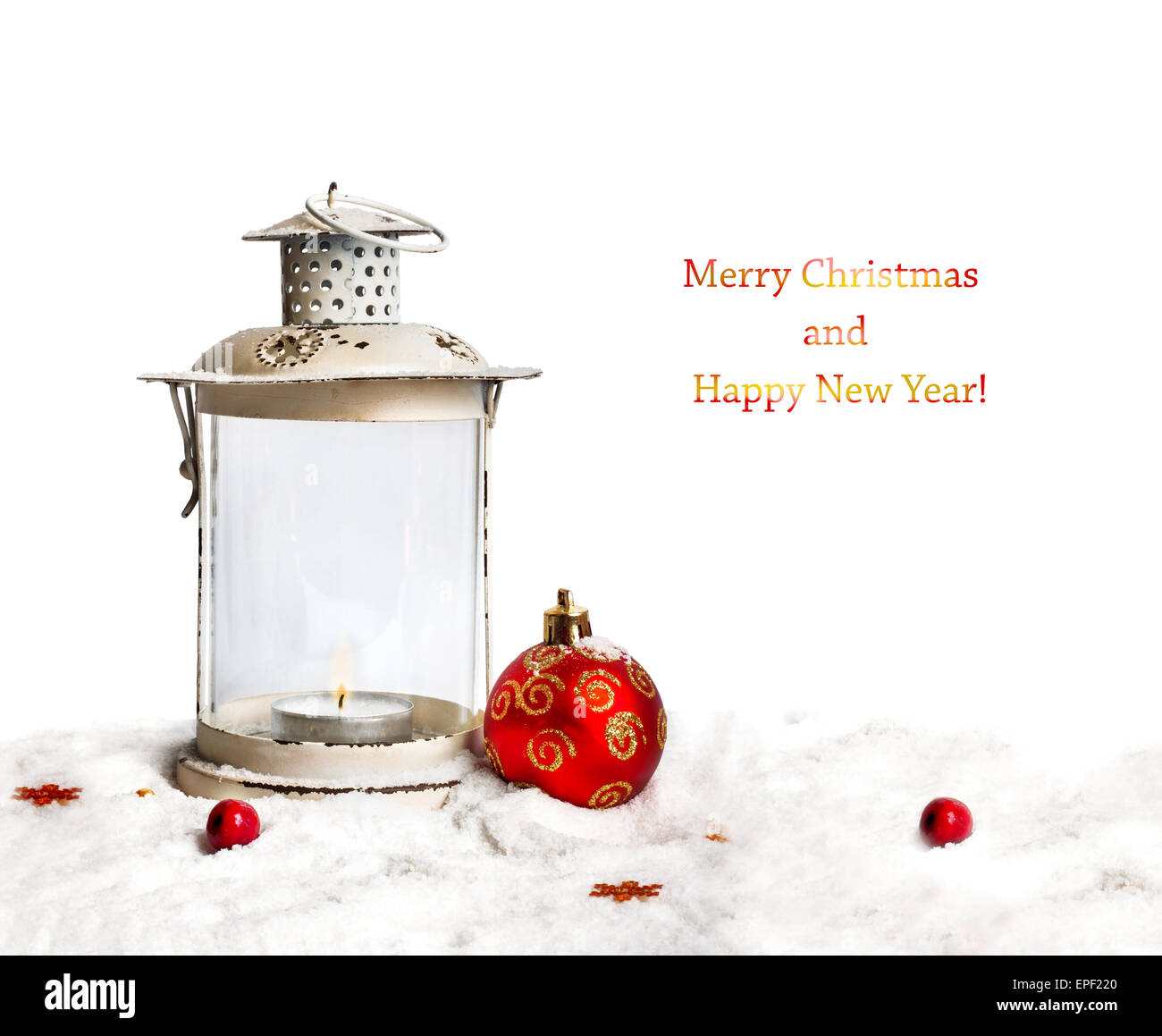Vintage winter star lantern hi-res stock photography and images - Alamy