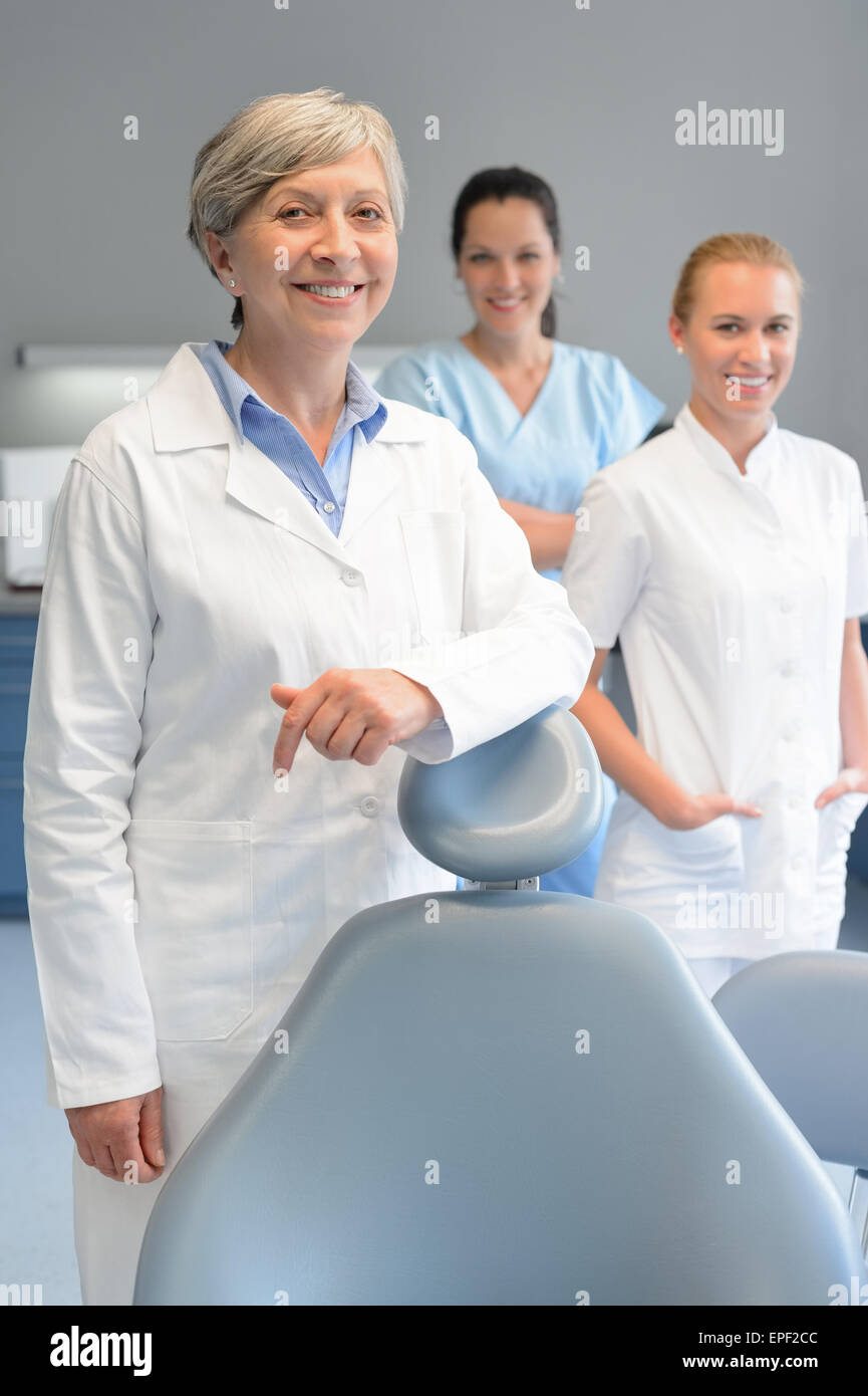 Professional dentist team woman at dental surgery Stock Photo Alamy