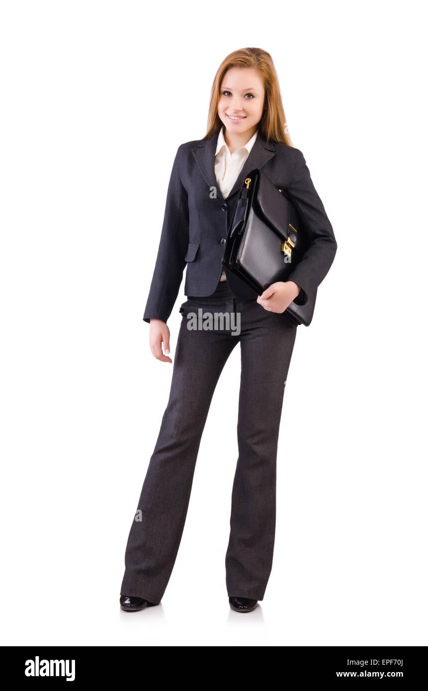 Woman businesswoman in business concept Stock Photo - Alamy