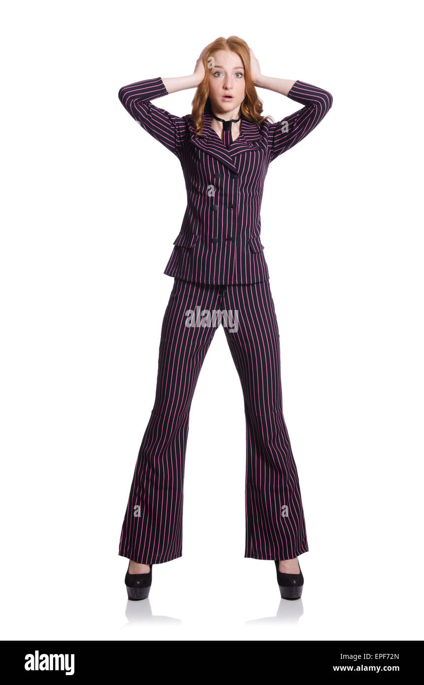 Woman businesswoman in business concept Stock Photo - Alamy