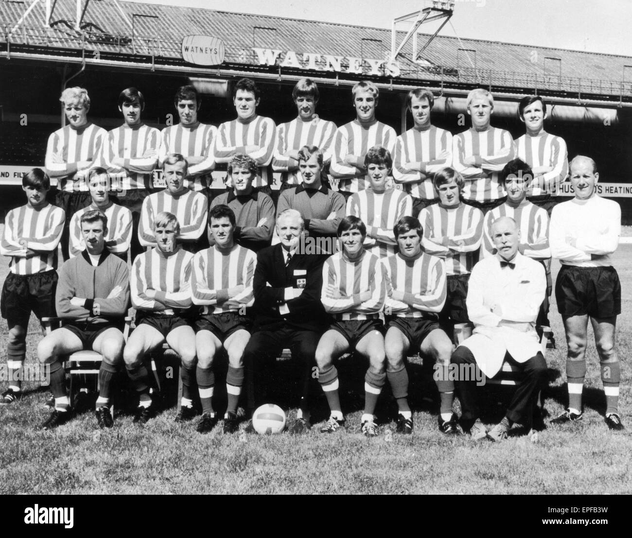 Southampton FC Pre Season Photocall July 1969 Stock Photo Alamy