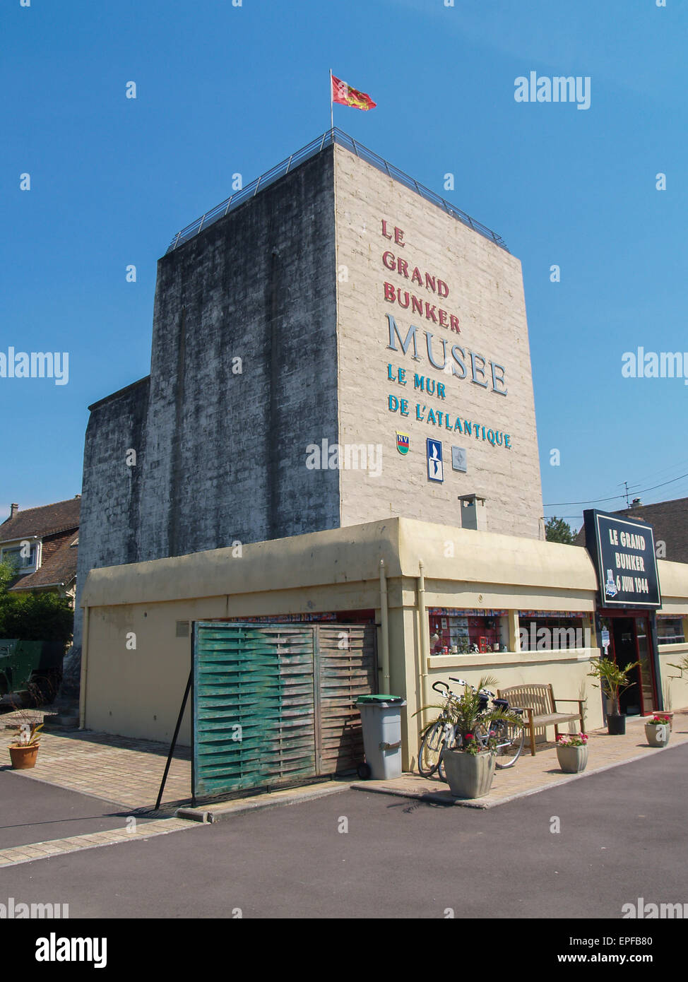 The Grand Bunker (Le Grand Bunker) at Ouistreham, Normandy, France