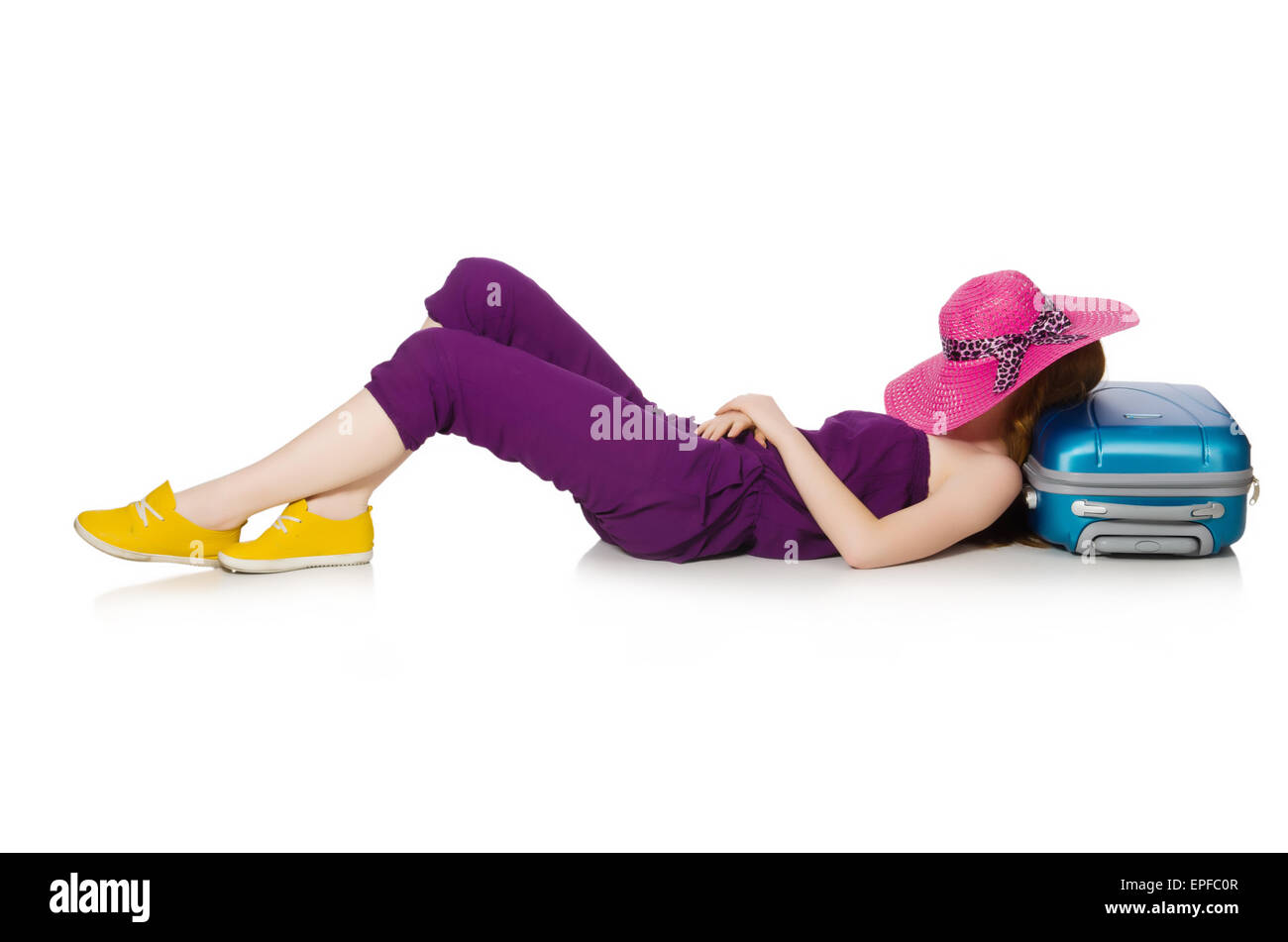 Travelling tourism concept isolated on white Stock Photo - Alamy