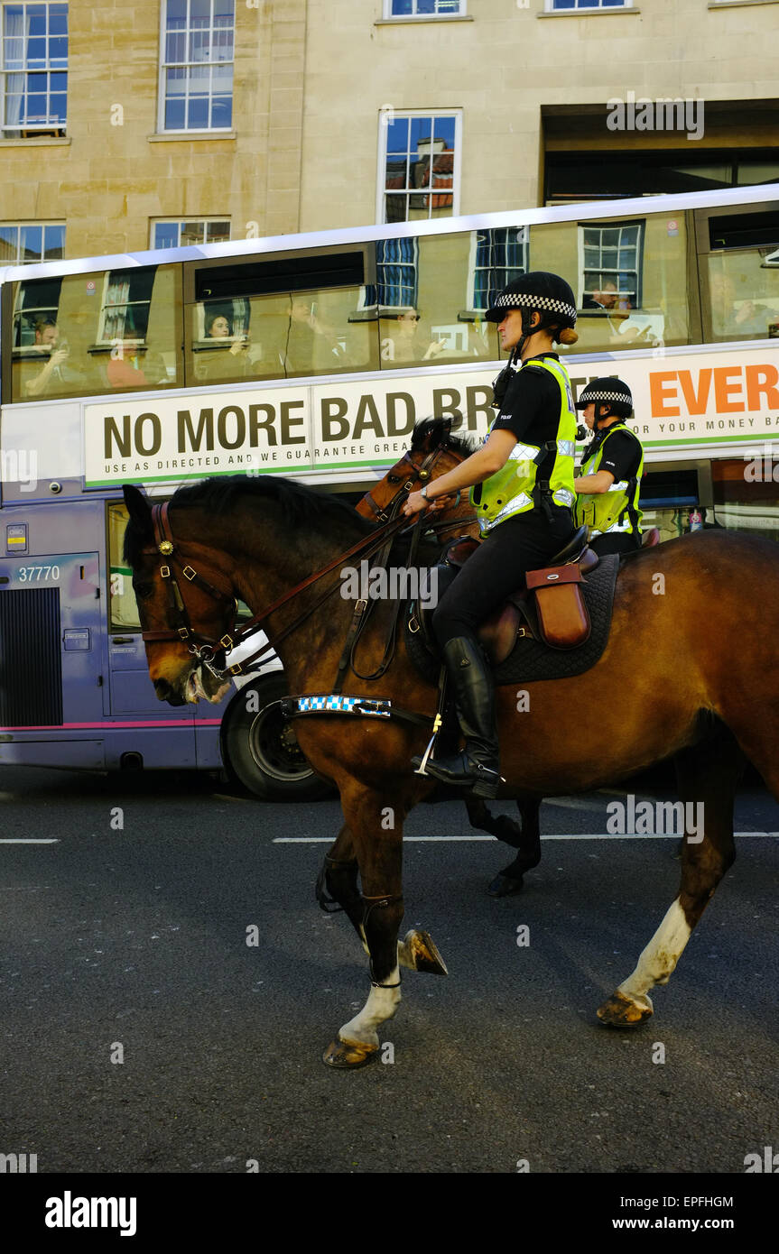 Soccer - Nationwide League Division Two - Swansea City v Millwall. A  policeman in a riot helmet grabs