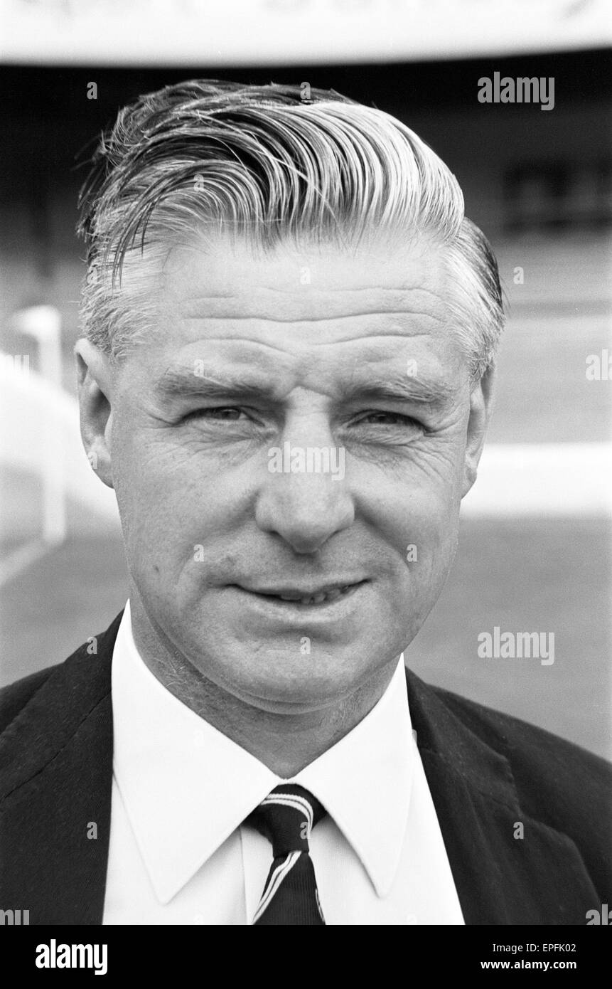Ted Bates, Southampton FC, August 1964. Stock Photo
