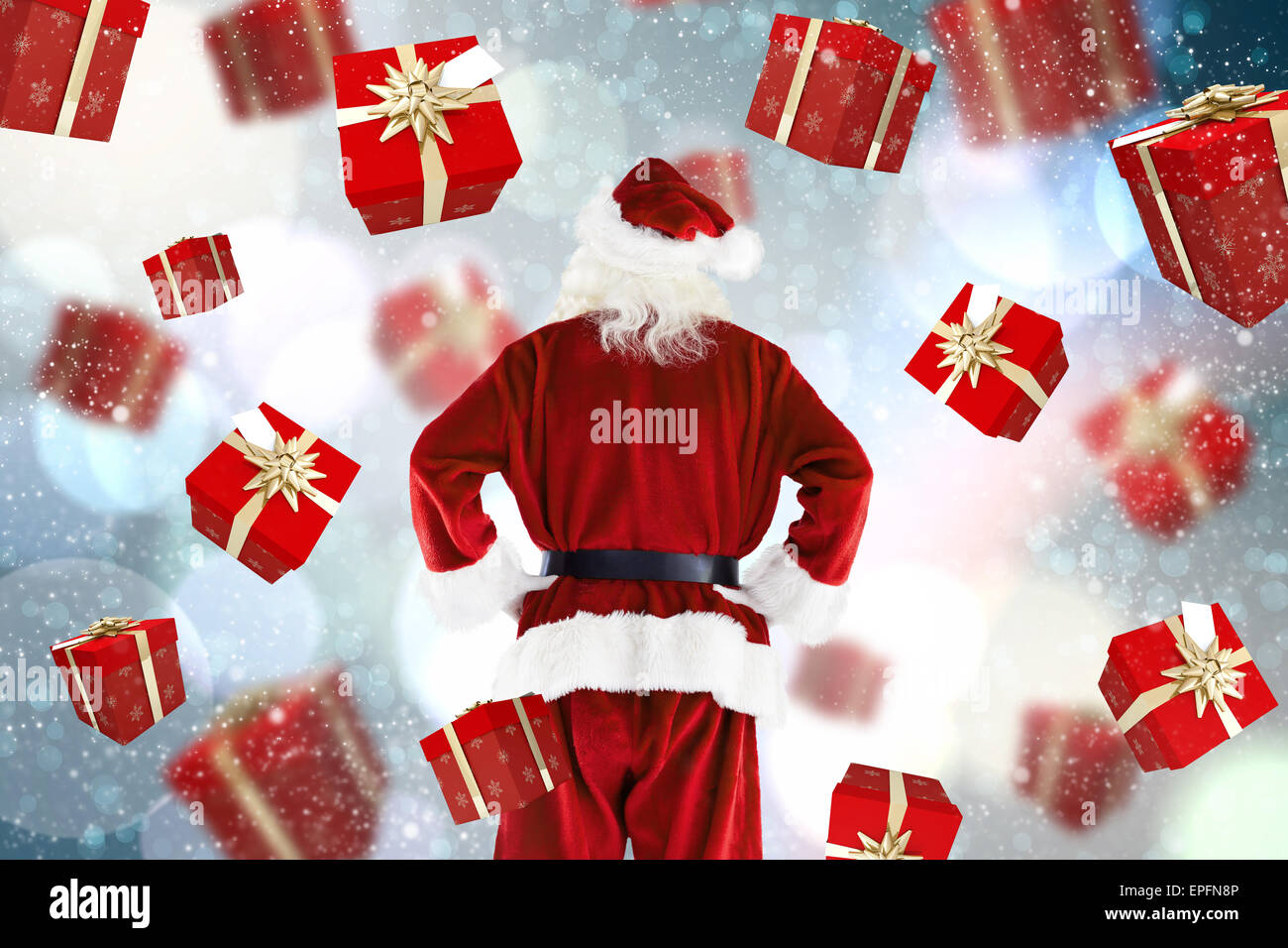 Composite image of santa claus Stock Photo - Alamy