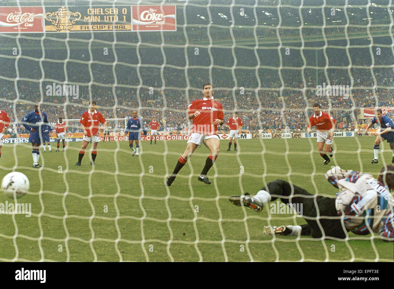 1994 FA Cup Final at Wembley Stadium. Manchester United 4 v Chelsea 0