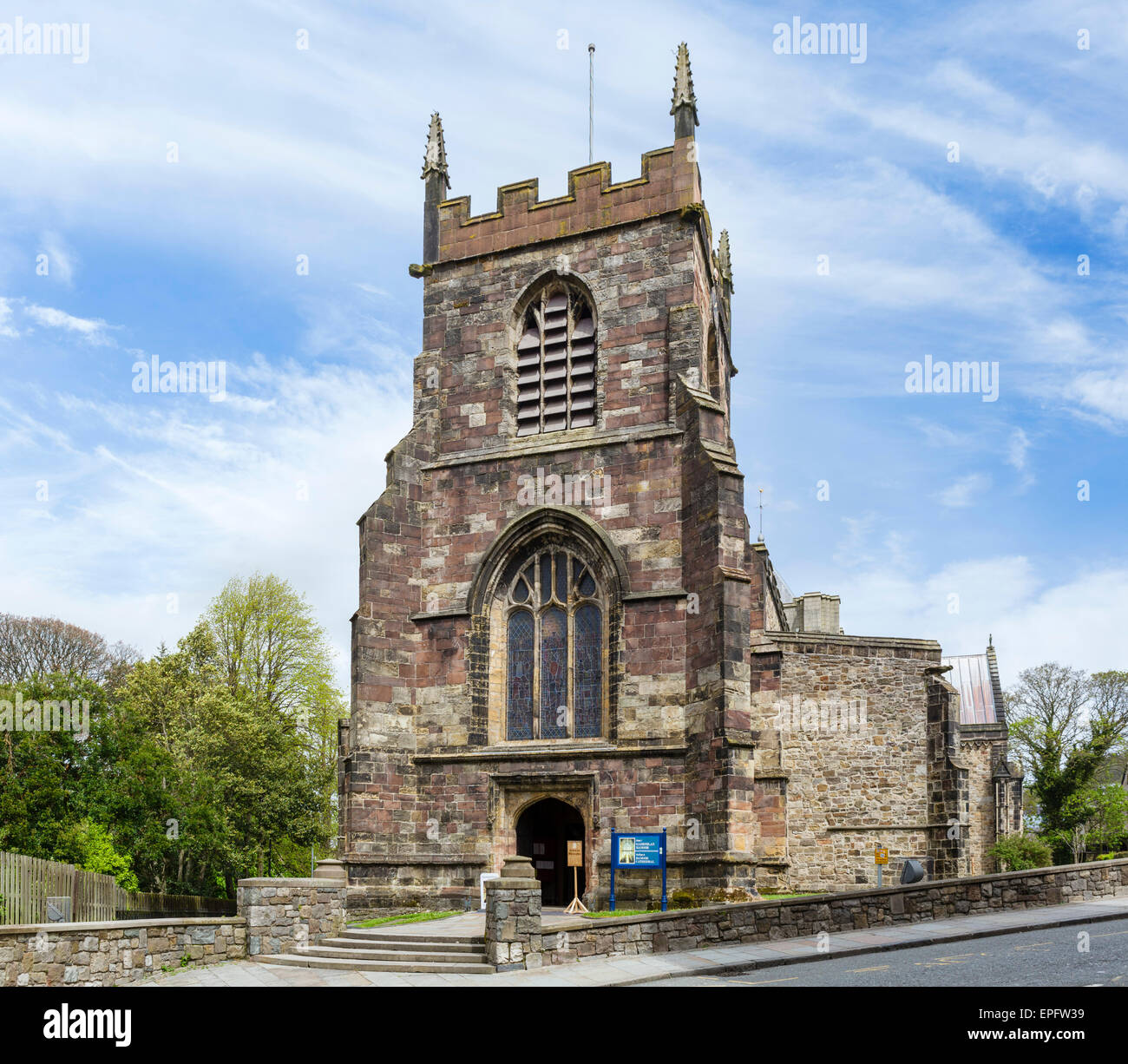 Bangor Cathedral, Bangor, Gwynedd, Wales, UK Stock Photo Alamy