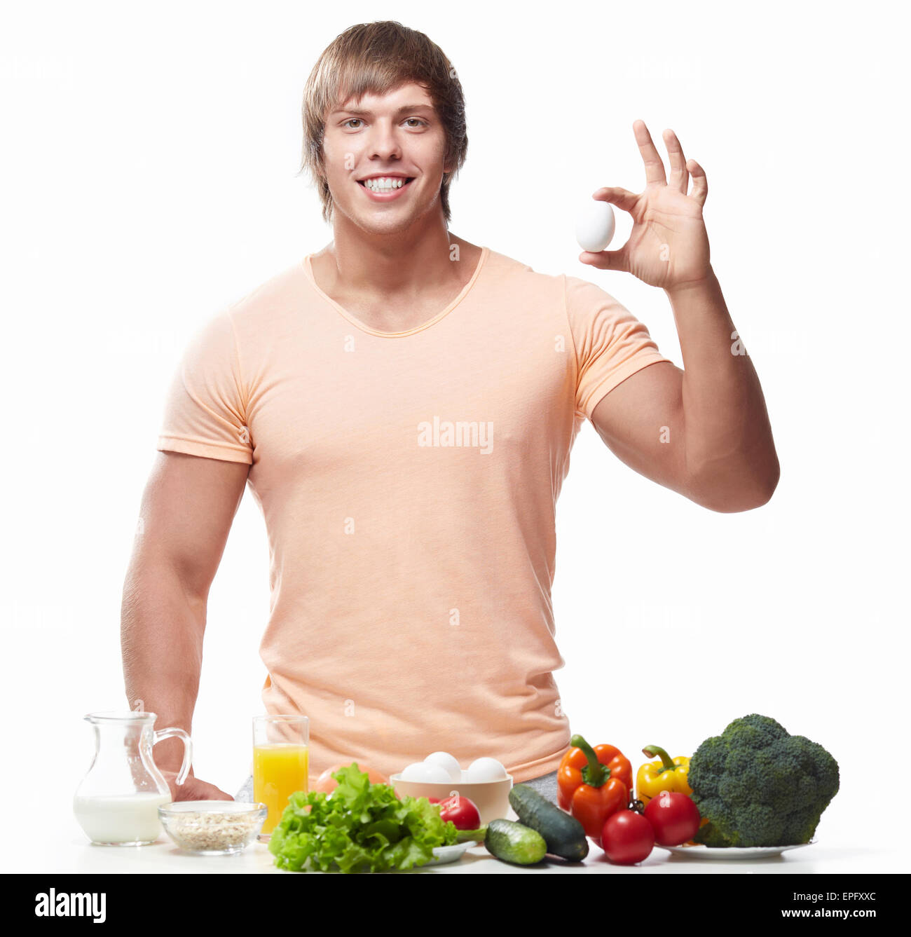 Vegetables fruits bodybuilder hires stock photography and images Alamy