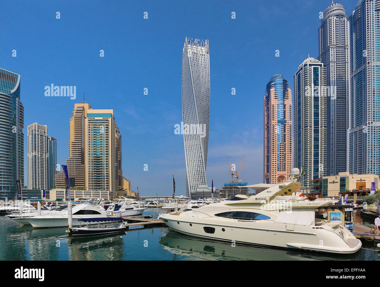 Dubai Marina Stock Photo