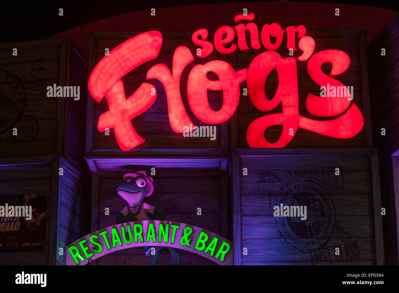 Señor Frog's Restaurant & Bar Stock Photo Alamy